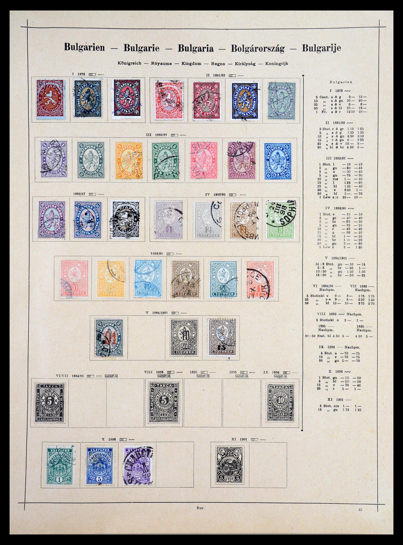 36559 006 - Postzegelverzameling 36559 Wereld 1840-1920.