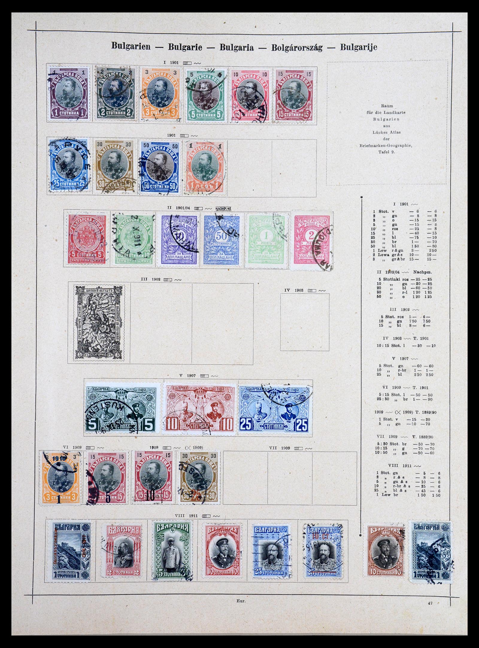 36559 007 - Postzegelverzameling 36559 Wereld 1840-1920.