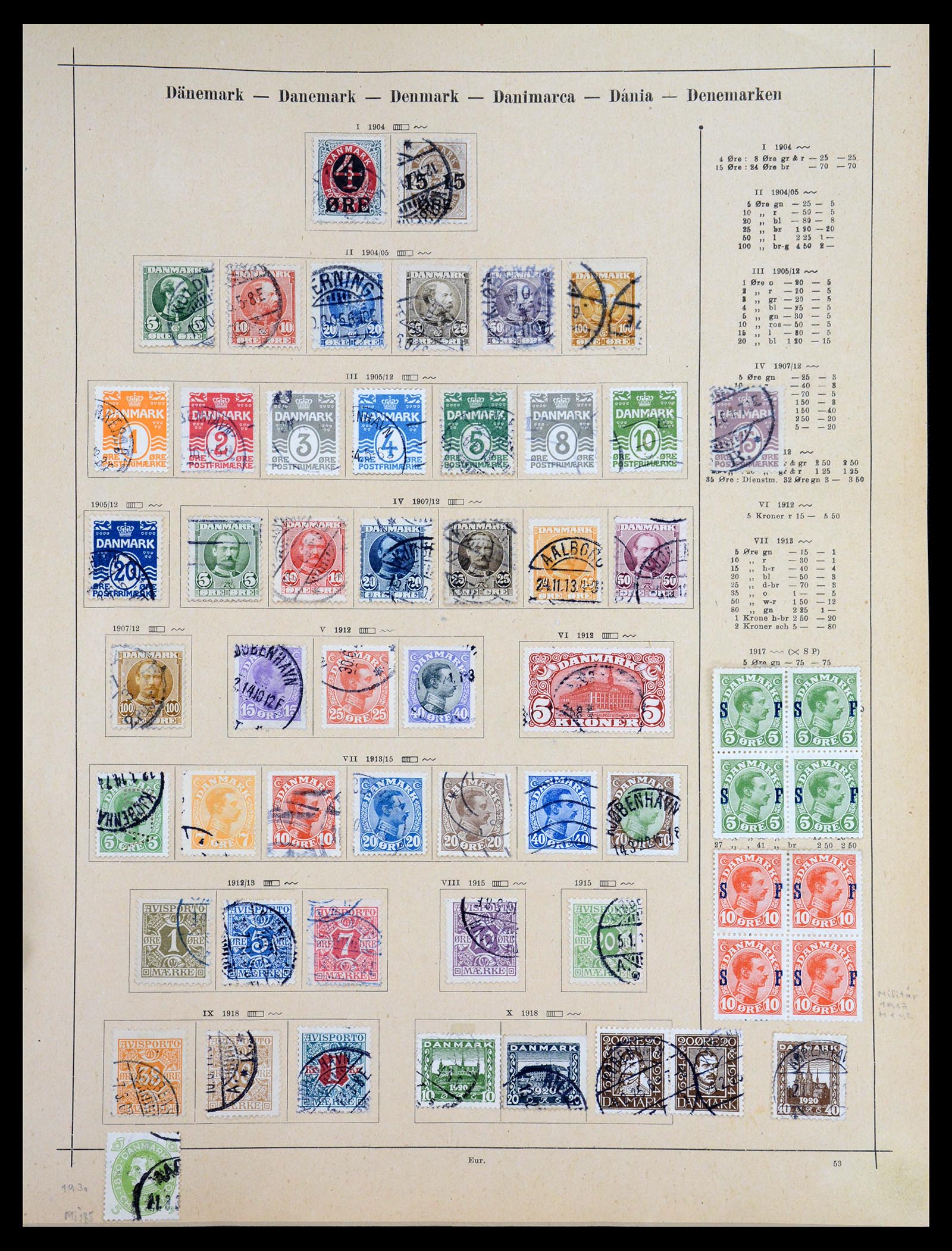 36559 010 - Postzegelverzameling 36559 Wereld 1840-1920.
