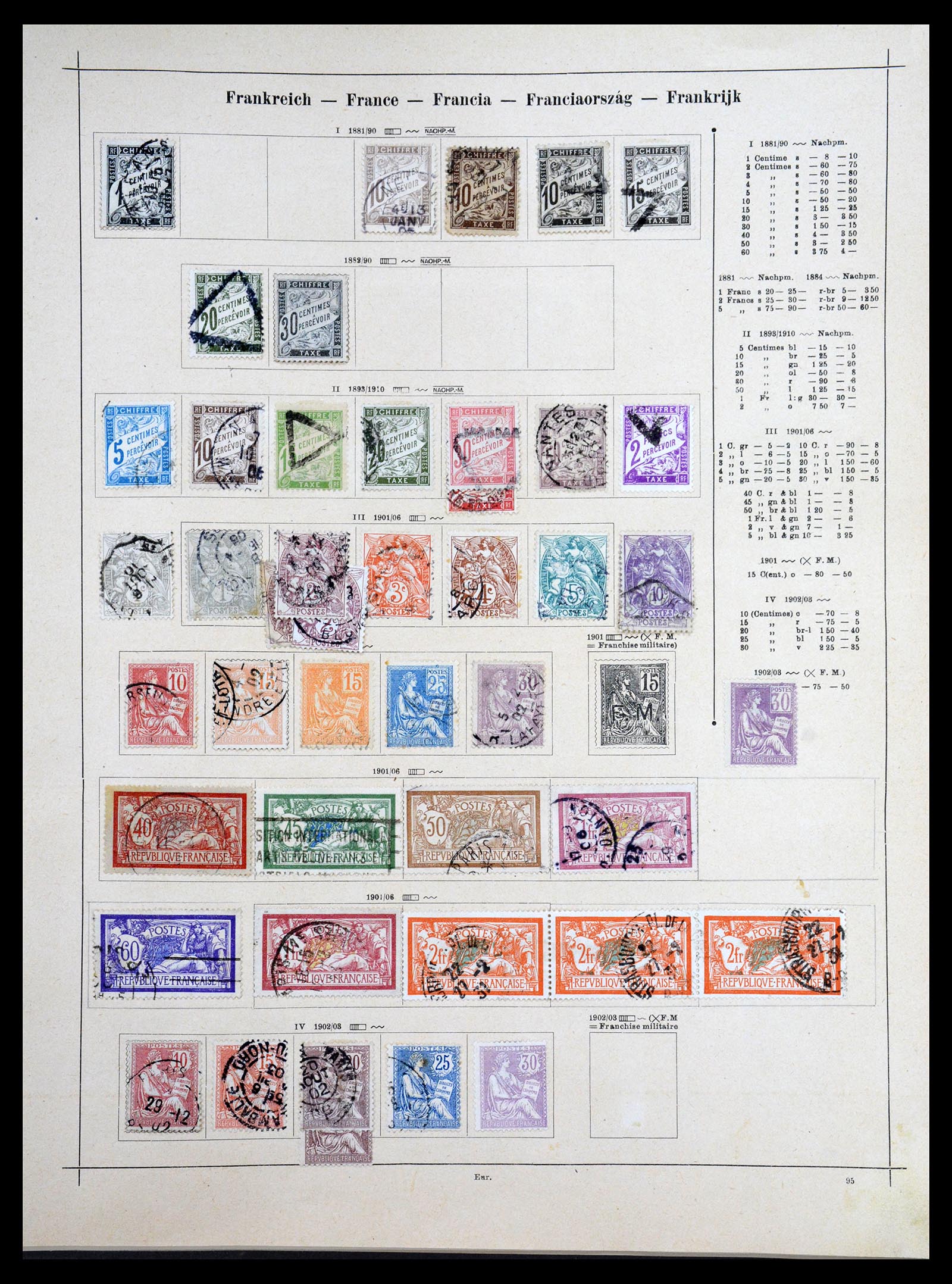 36559 015 - Postzegelverzameling 36559 Wereld 1840-1920.