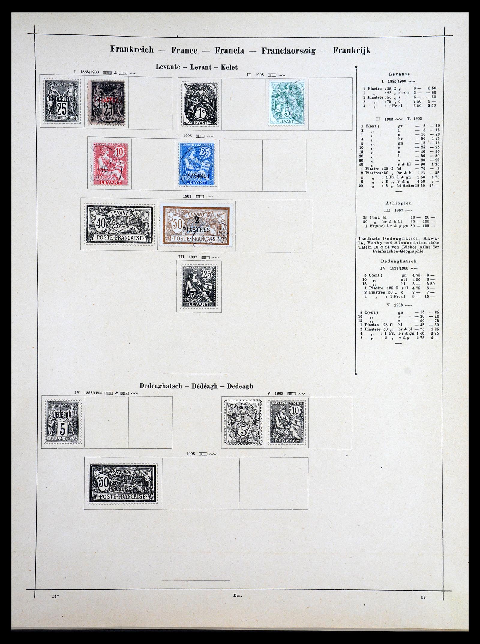 36559 017 - Postzegelverzameling 36559 Wereld 1840-1920.