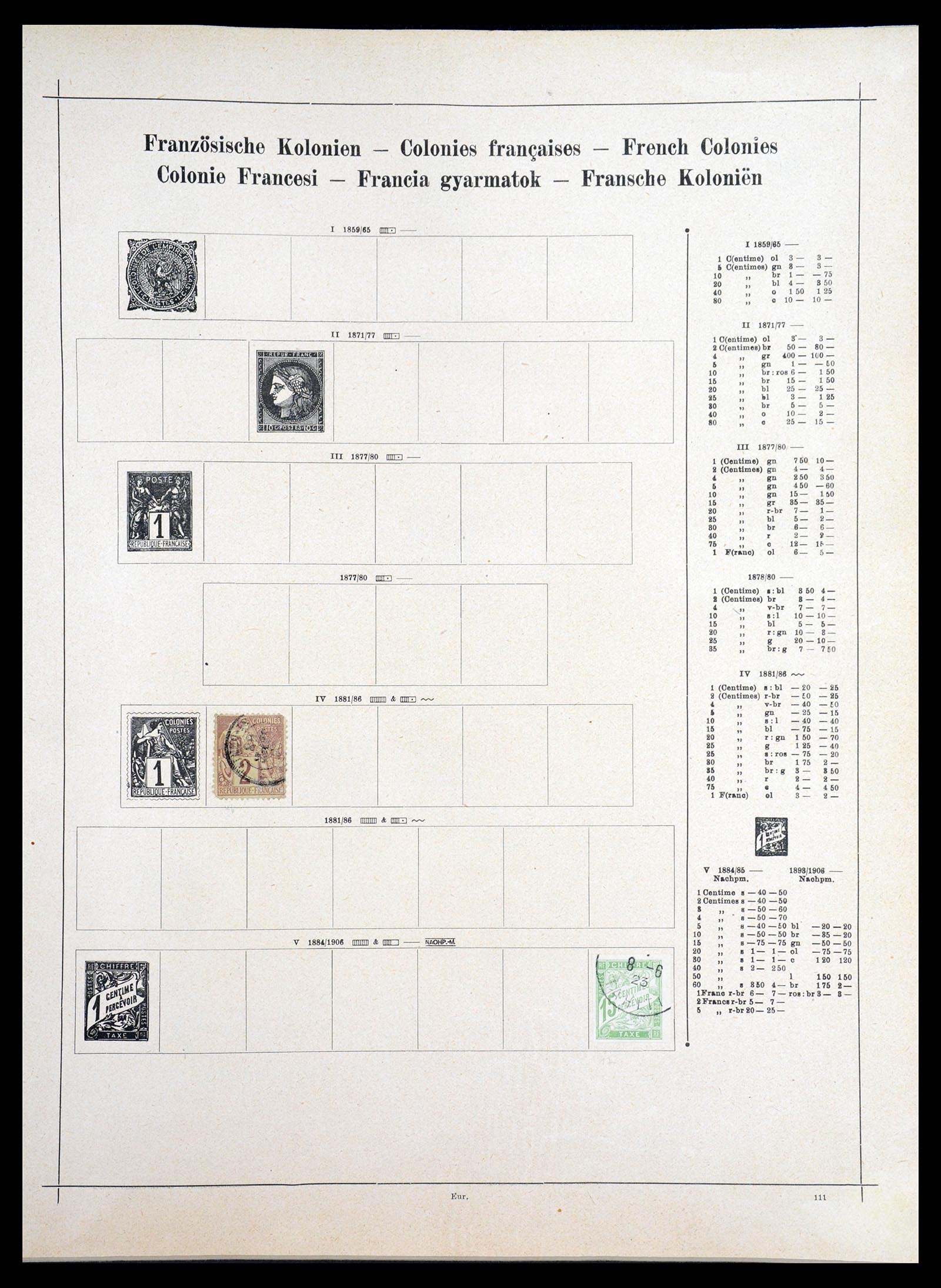 36559 021 - Postzegelverzameling 36559 Wereld 1840-1920.