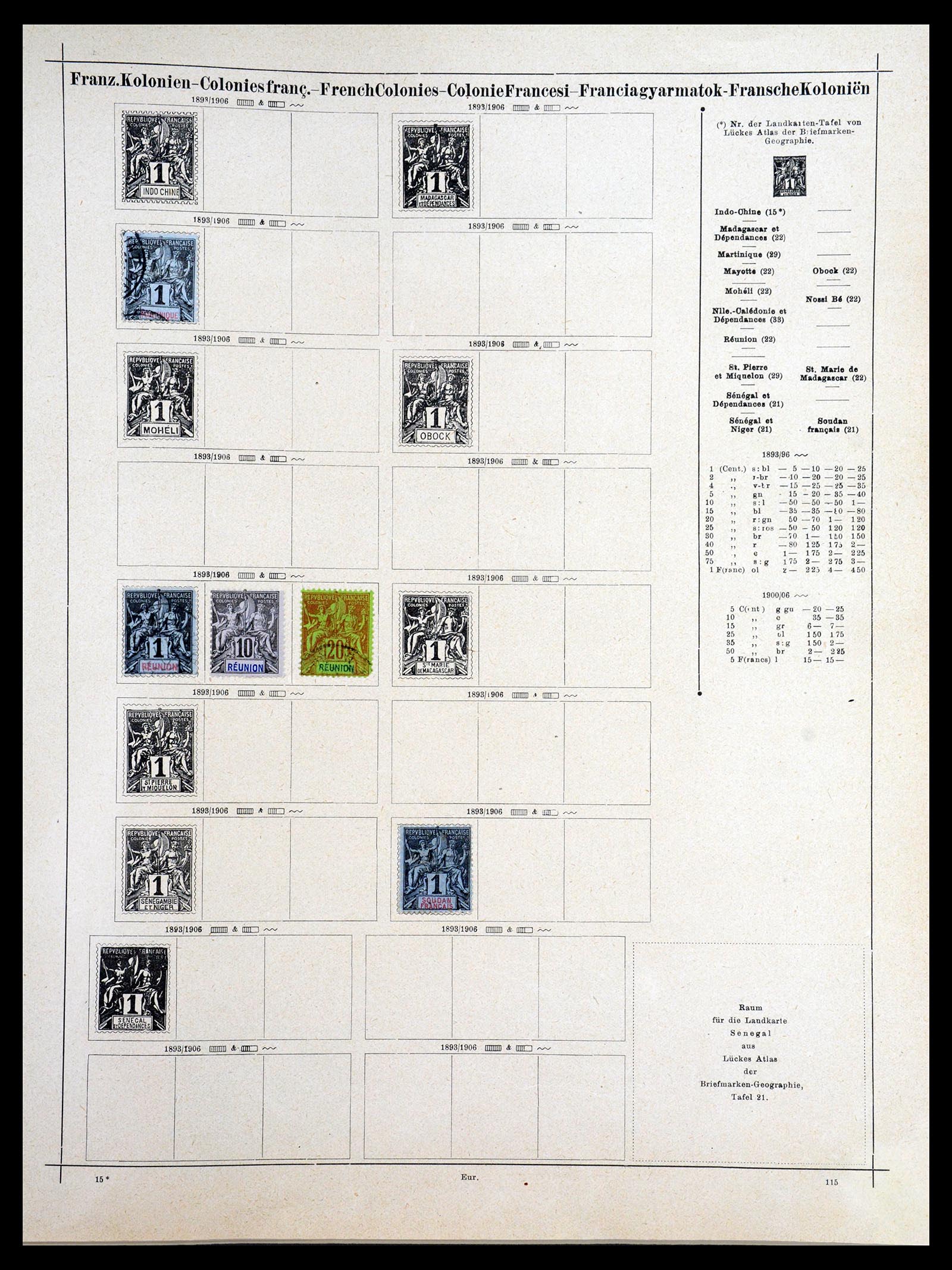 36559 022 - Postzegelverzameling 36559 Wereld 1840-1920.