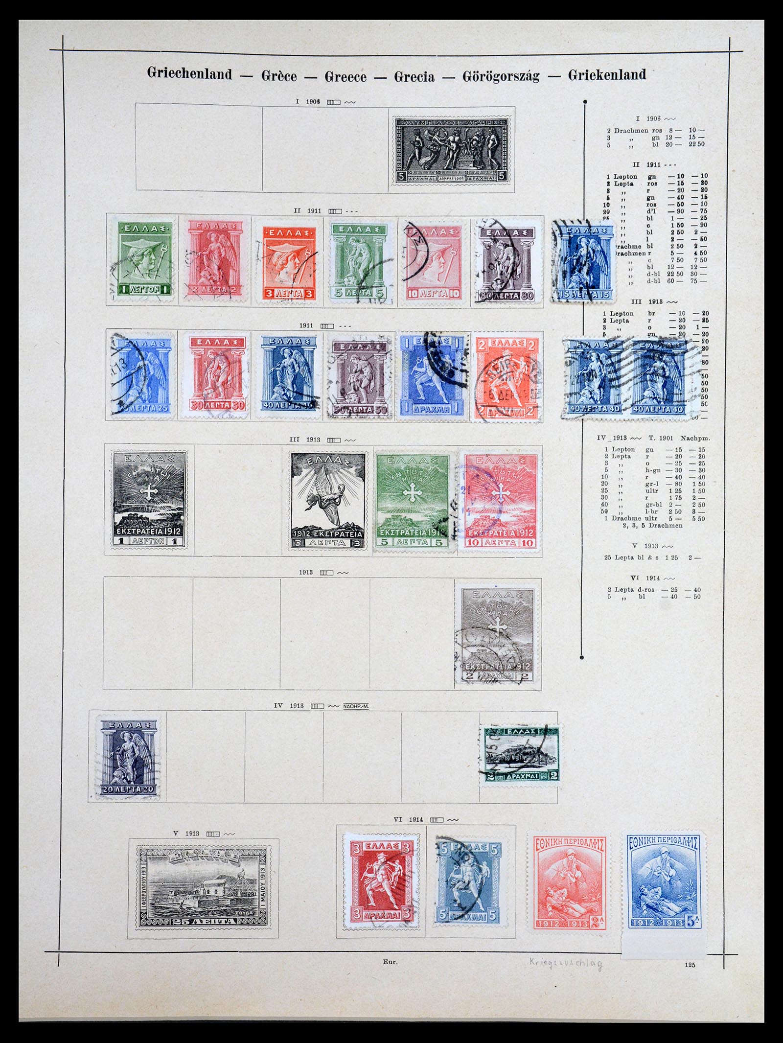 36559 026 - Postzegelverzameling 36559 Wereld 1840-1920.