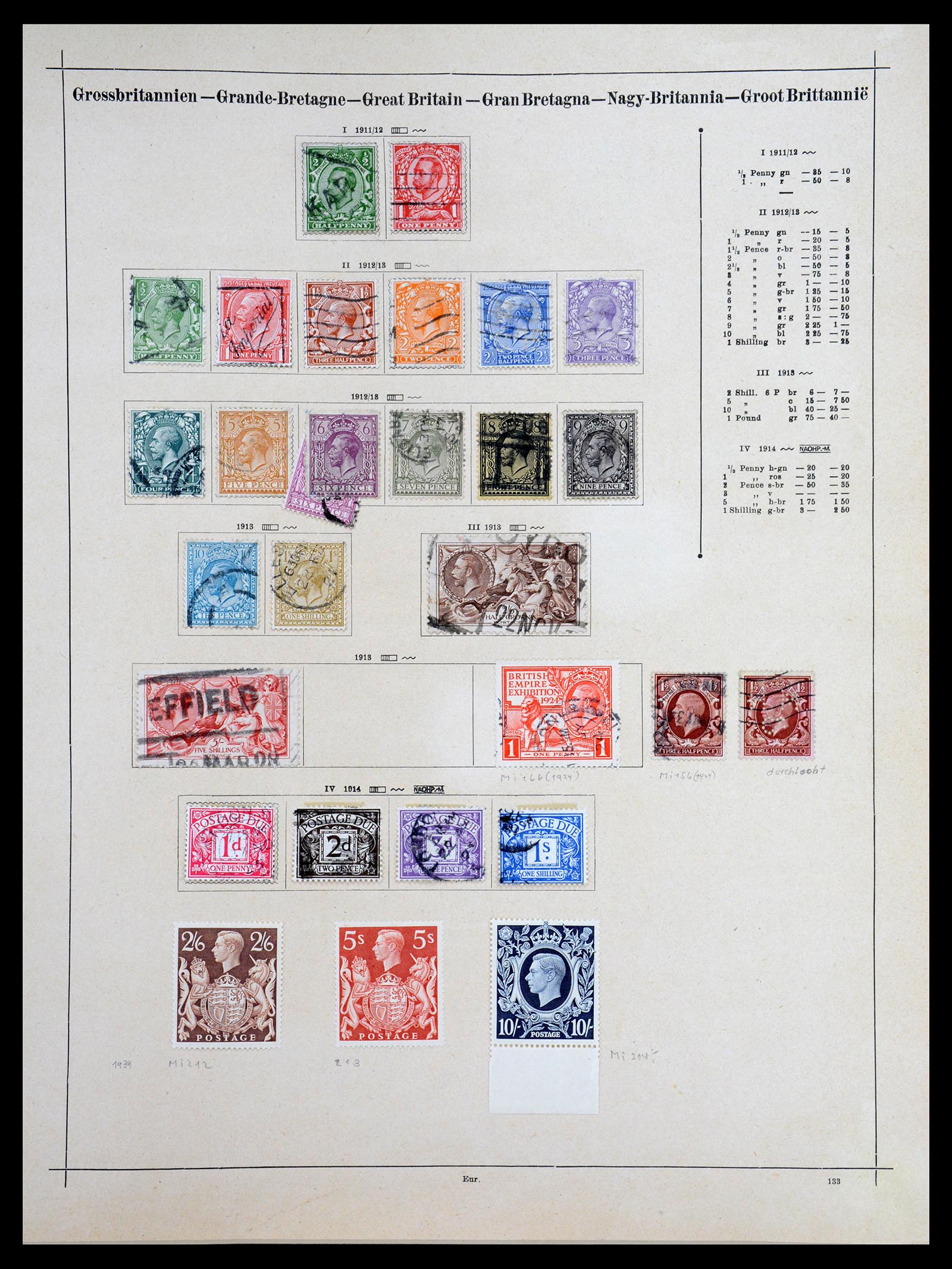36559 030 - Postzegelverzameling 36559 Wereld 1840-1920.