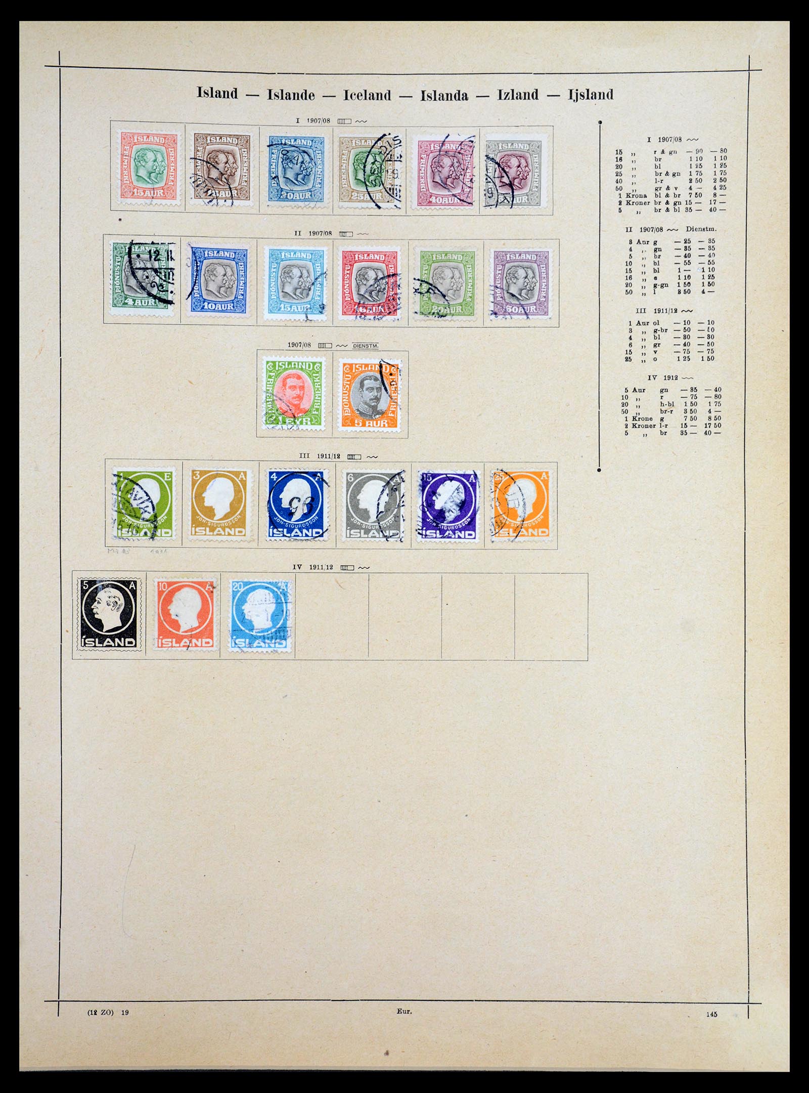 36559 034 - Postzegelverzameling 36559 Wereld 1840-1920.