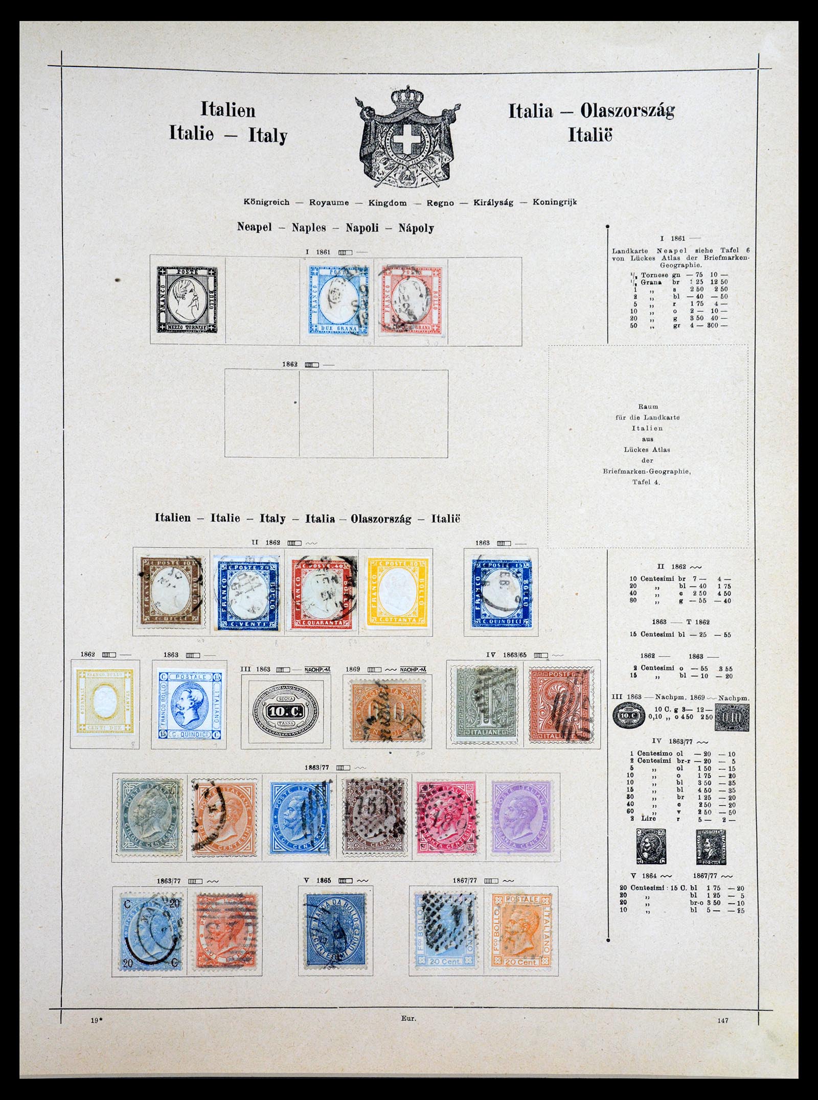 36559 035 - Postzegelverzameling 36559 Wereld 1840-1920.