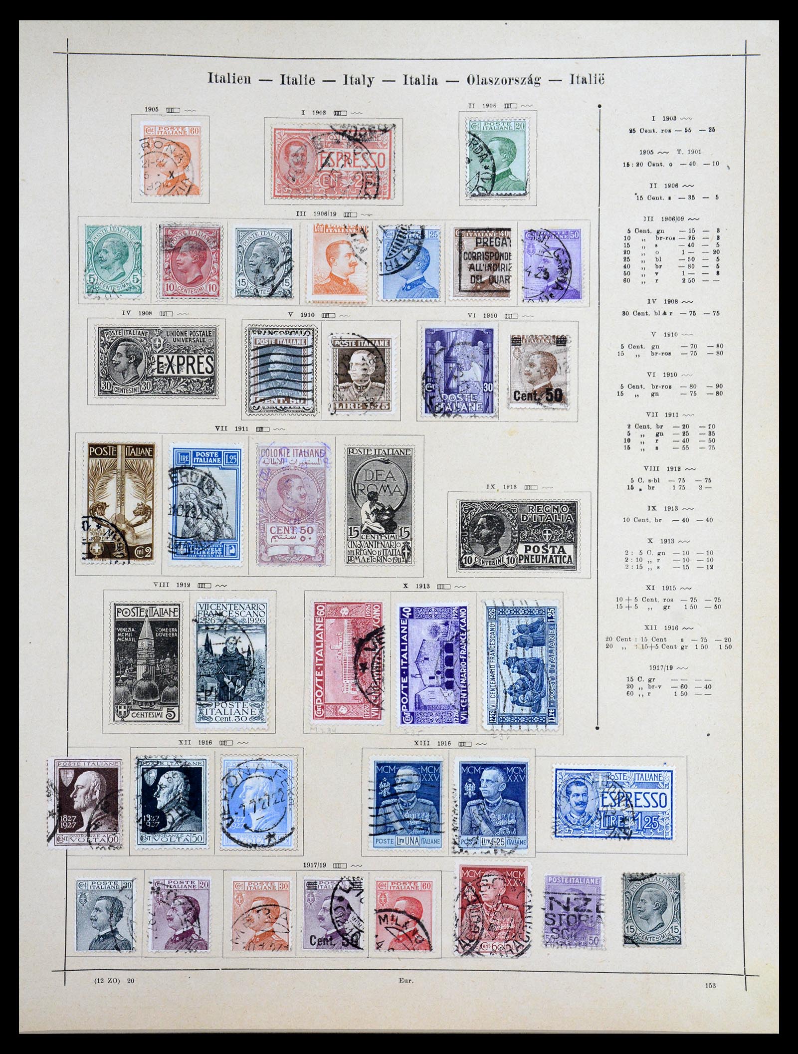 36559 037 - Postzegelverzameling 36559 Wereld 1840-1920.