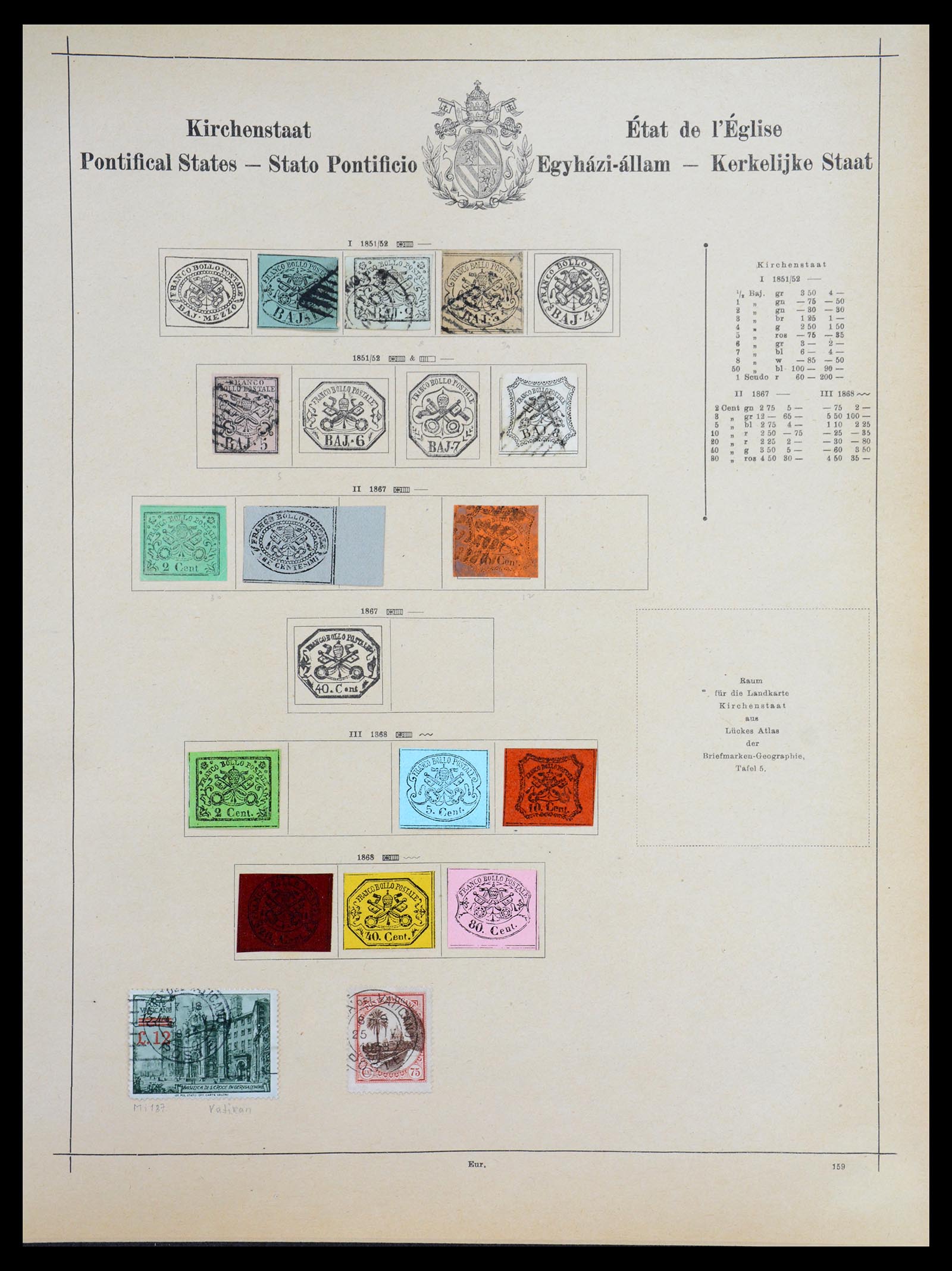 36559 040 - Postzegelverzameling 36559 Wereld 1840-1920.