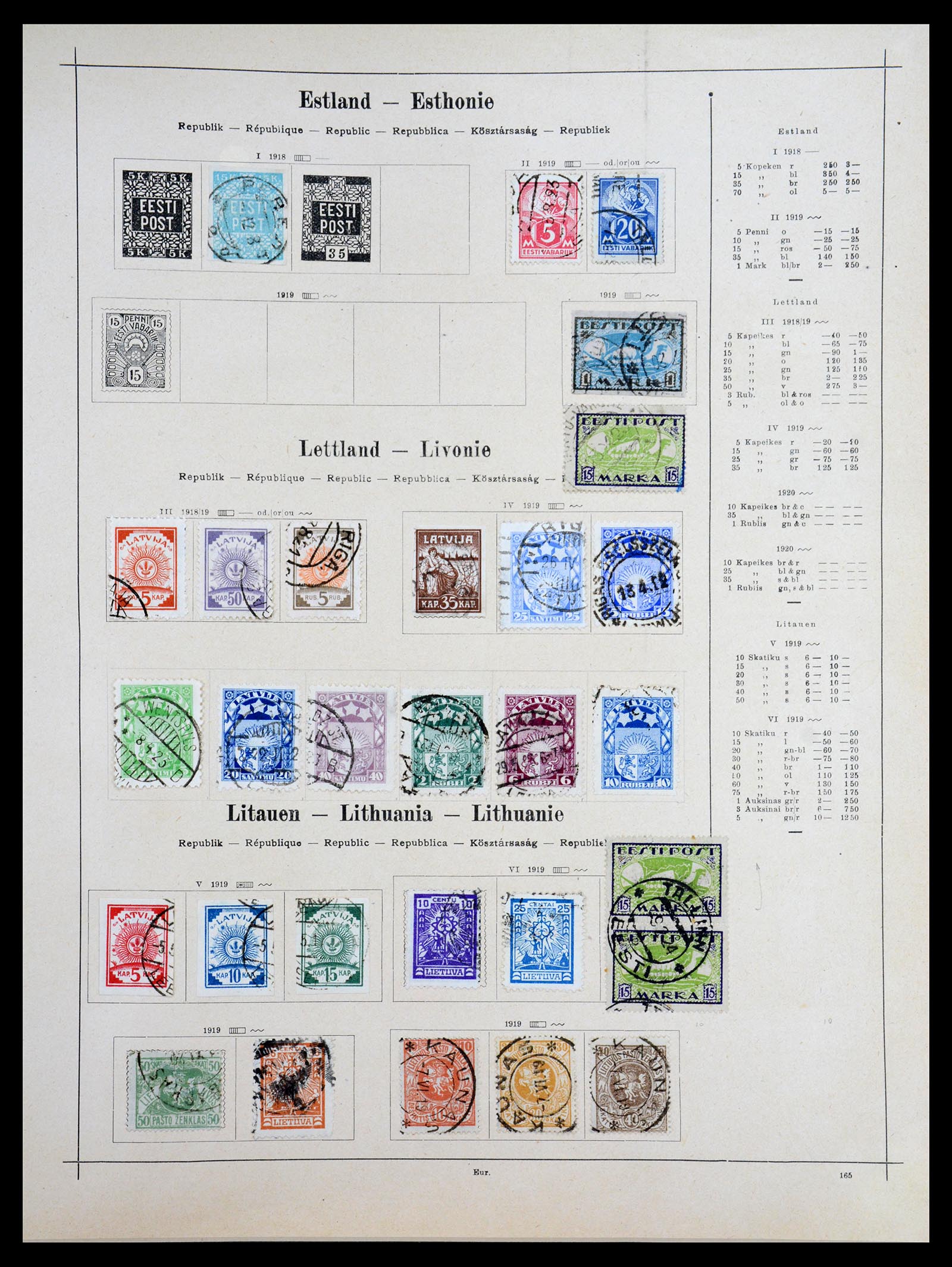 36559 043 - Postzegelverzameling 36559 Wereld 1840-1920.
