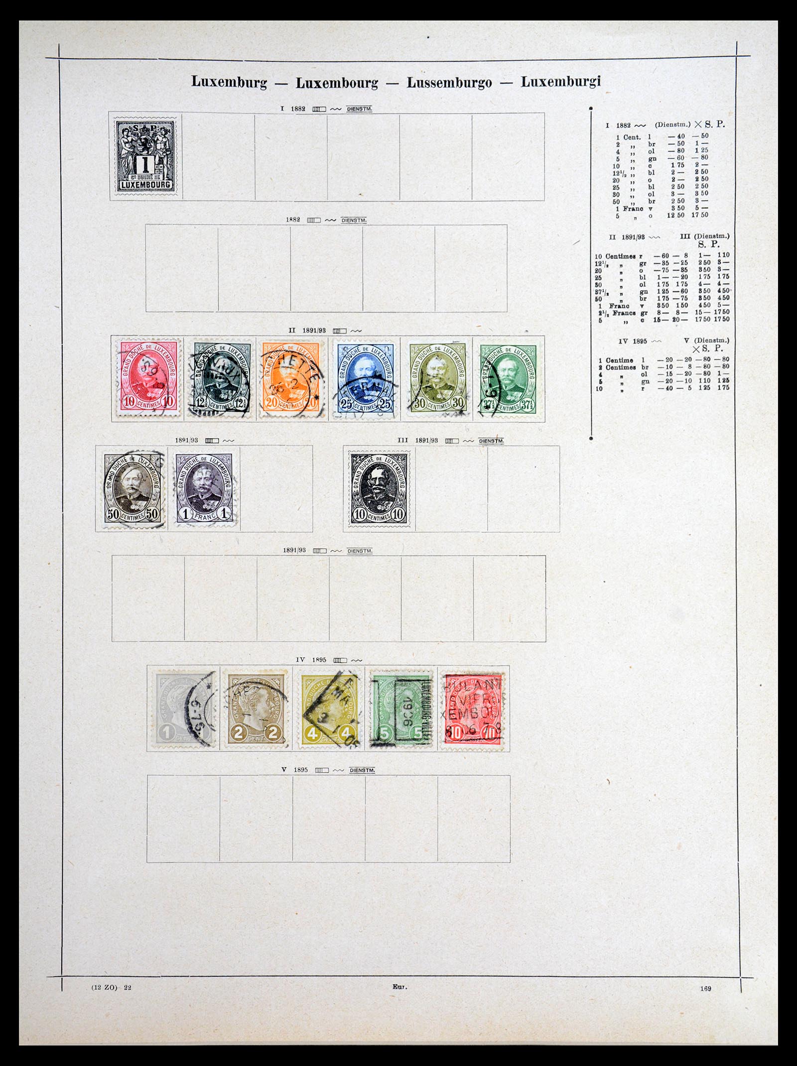 36559 044 - Postzegelverzameling 36559 Wereld 1840-1920.
