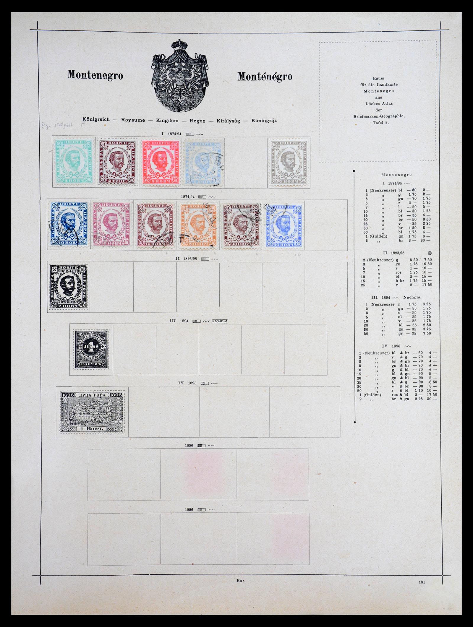 36559 048 - Postzegelverzameling 36559 Wereld 1840-1920.