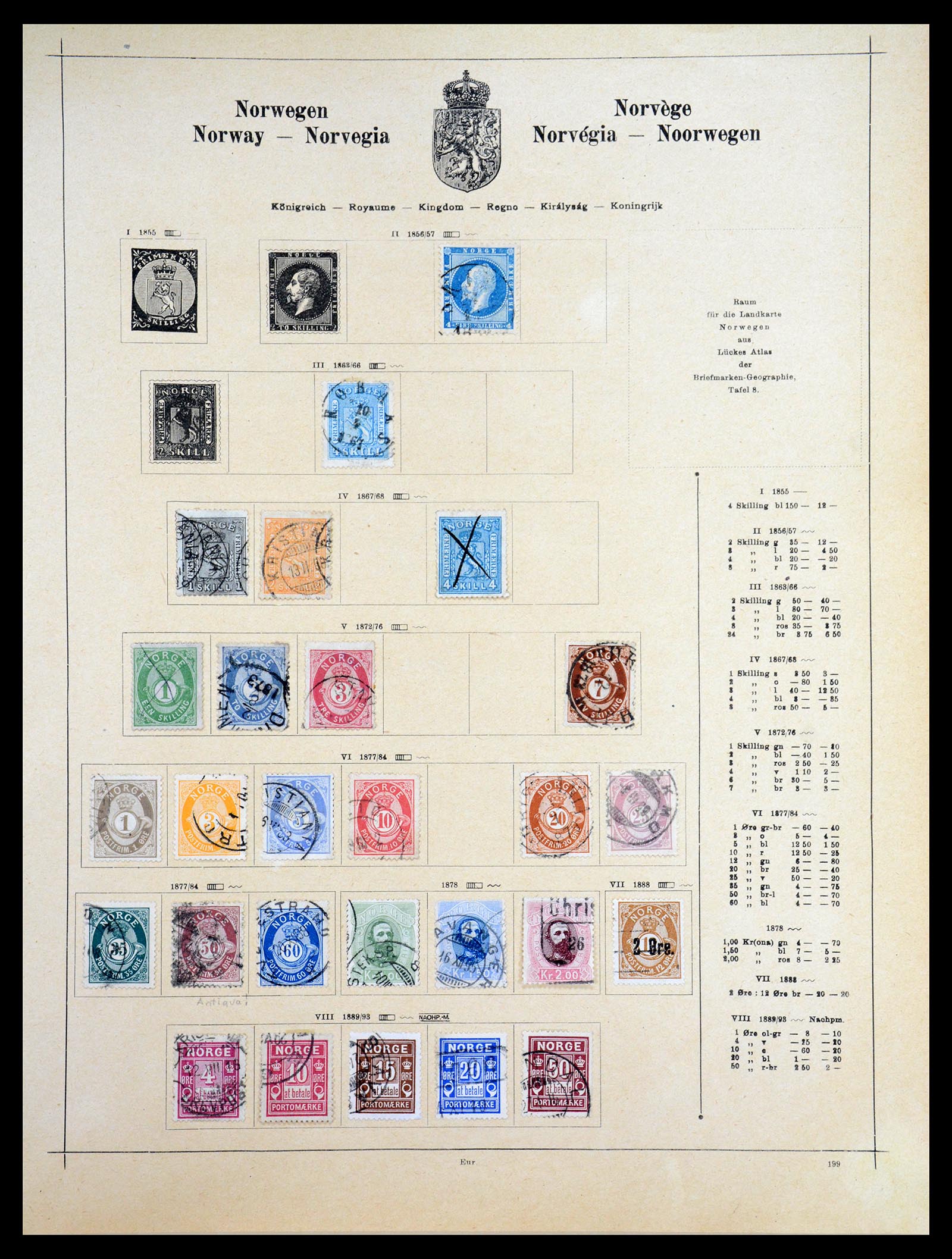 36559 056 - Postzegelverzameling 36559 Wereld 1840-1920.