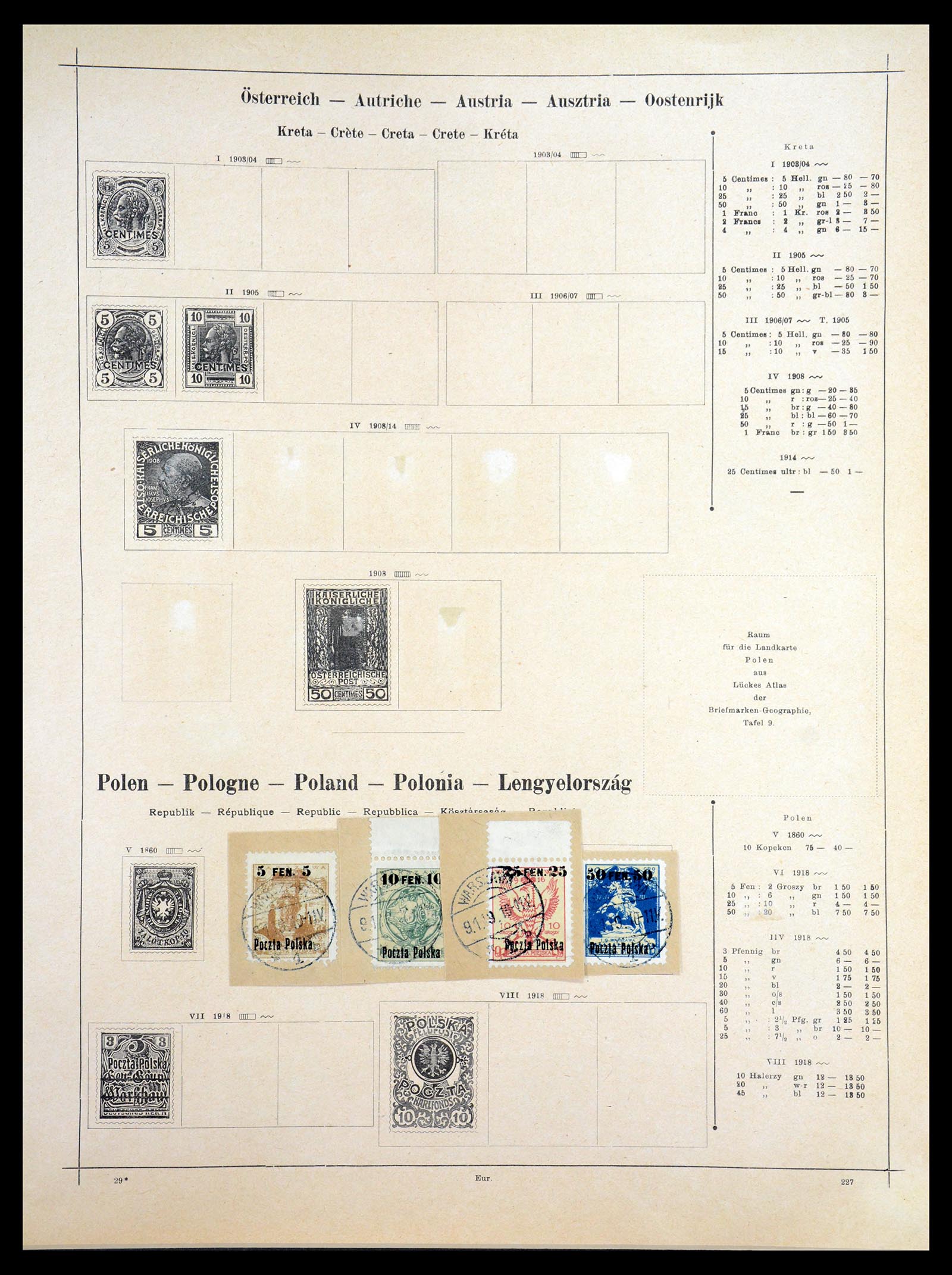 36559 059 - Postzegelverzameling 36559 Wereld 1840-1920.