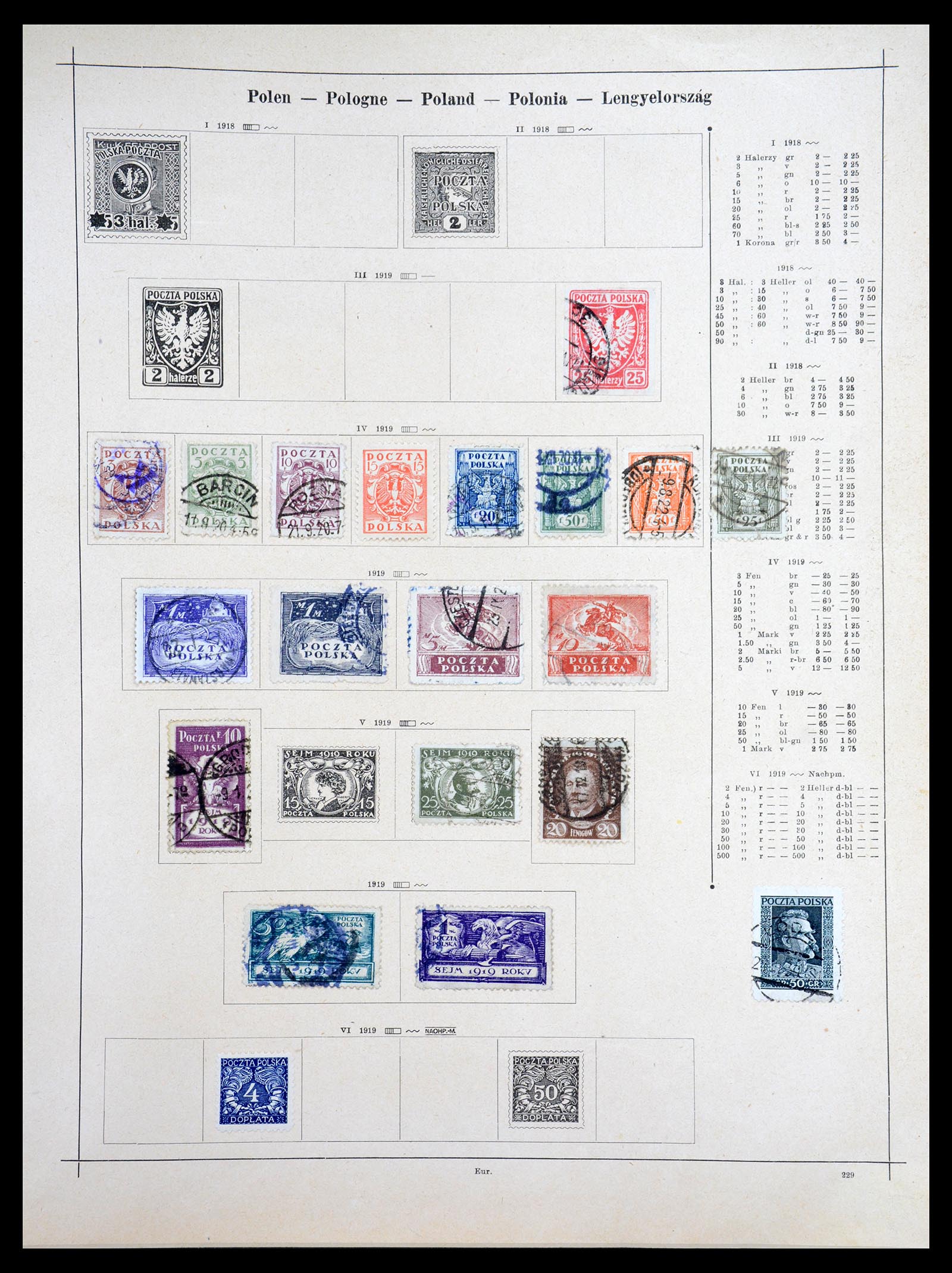 36559 060 - Postzegelverzameling 36559 Wereld 1840-1920.