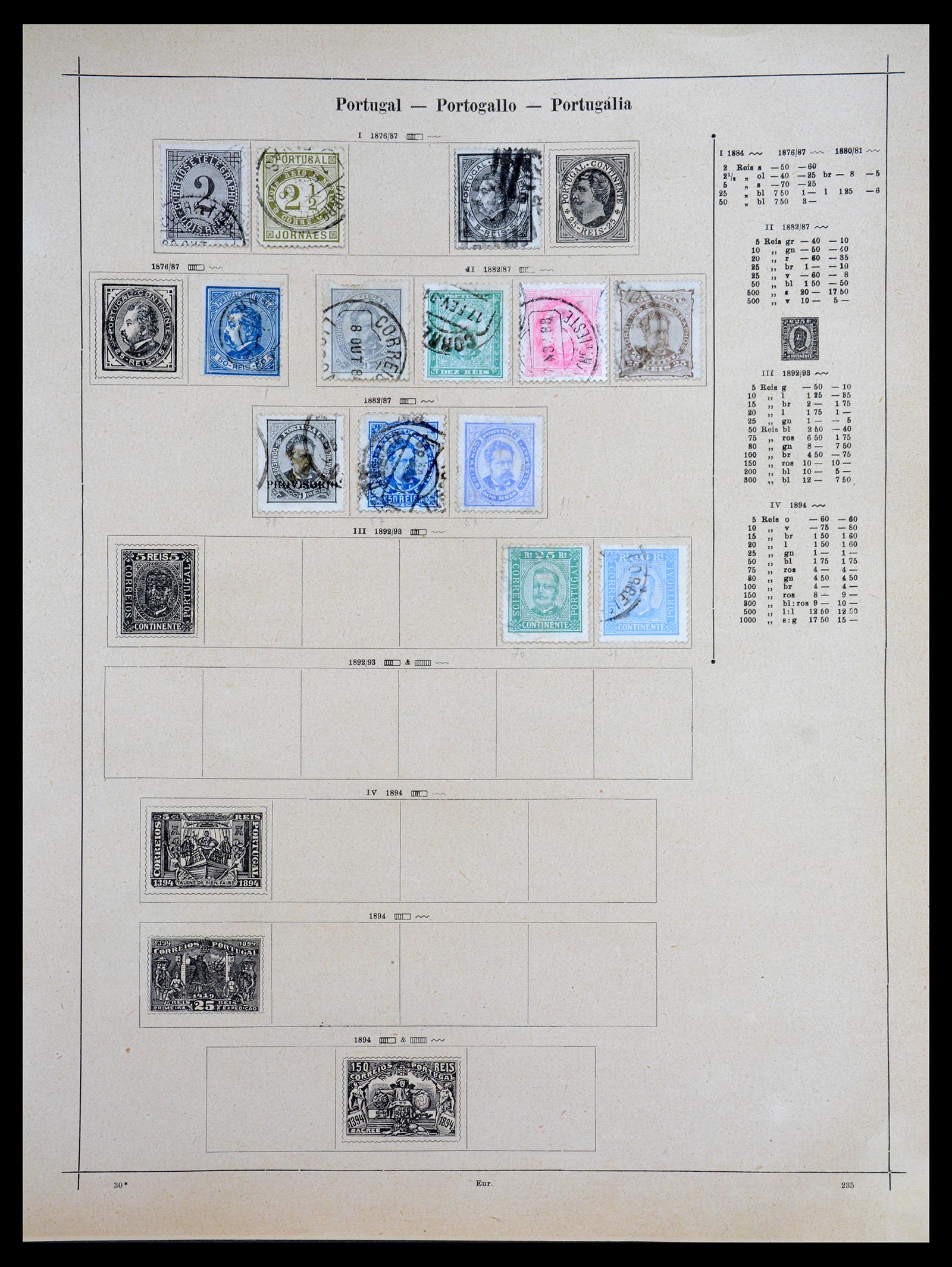 36559 062 - Postzegelverzameling 36559 Wereld 1840-1920.