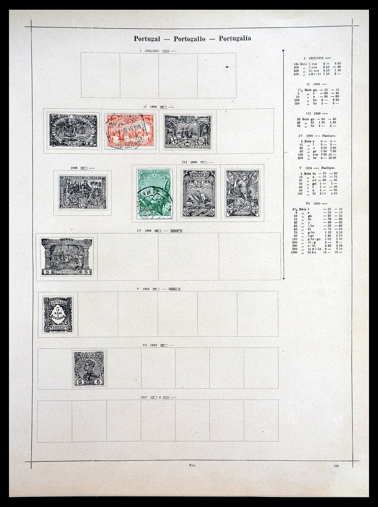 36559 064 - Postzegelverzameling 36559 Wereld 1840-1920.