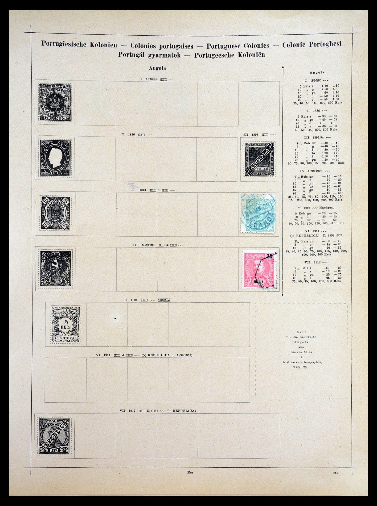 36559 066 - Postzegelverzameling 36559 Wereld 1840-1920.