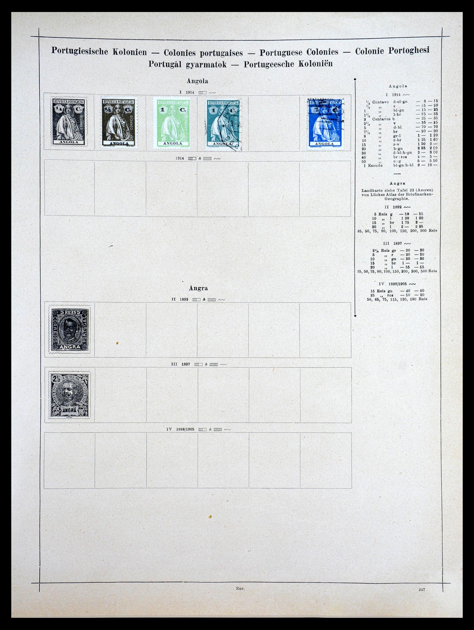 36559 067 - Postzegelverzameling 36559 Wereld 1840-1920.