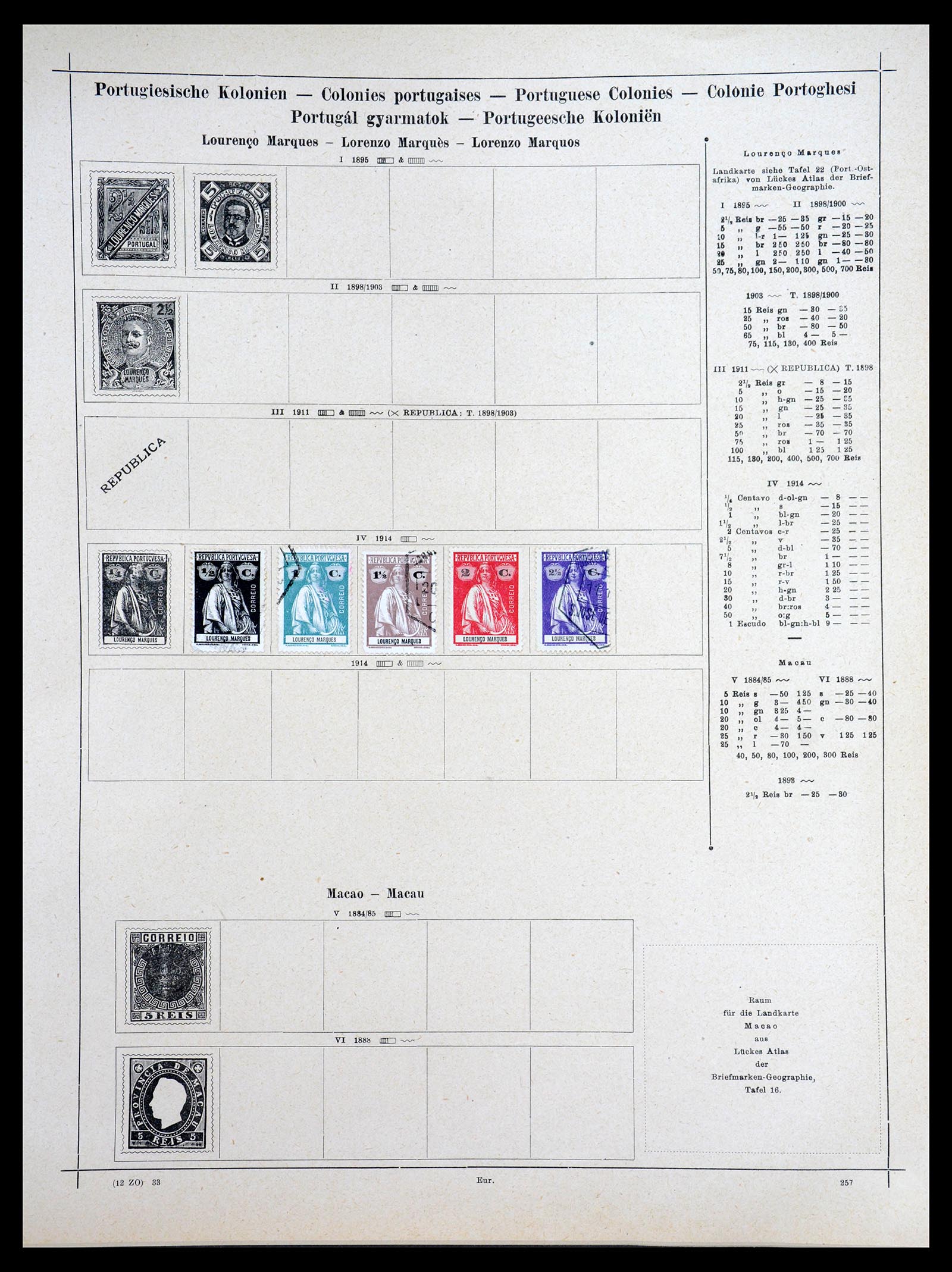 36559 071 - Postzegelverzameling 36559 Wereld 1840-1920.