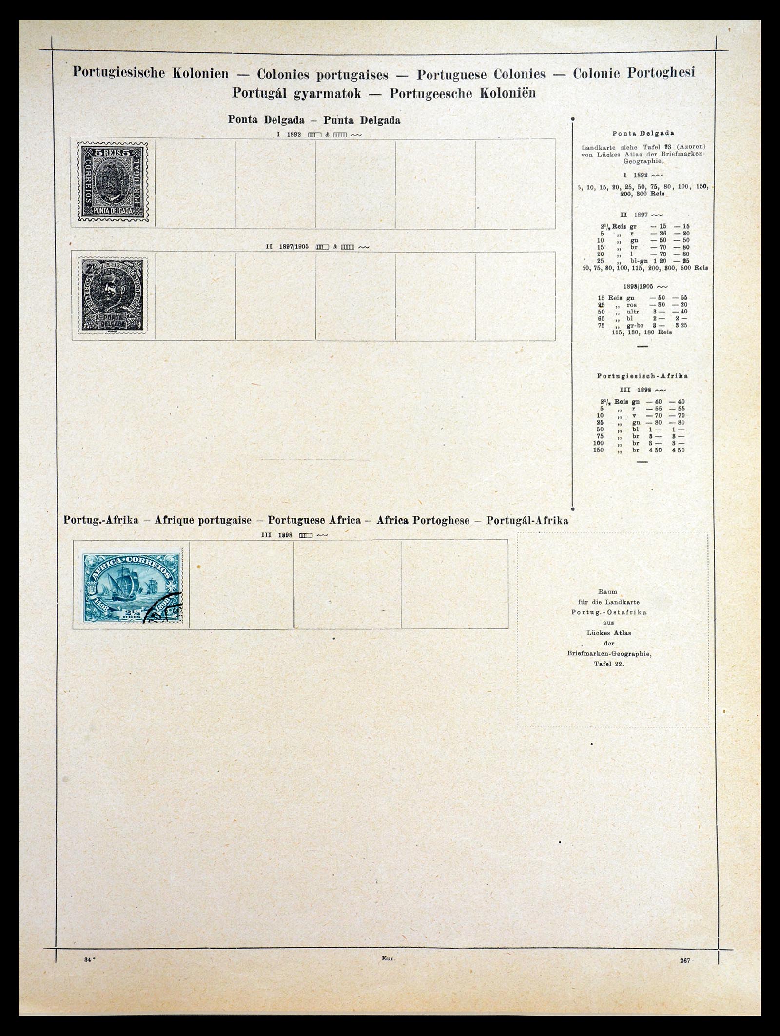 36559 072 - Postzegelverzameling 36559 Wereld 1840-1920.