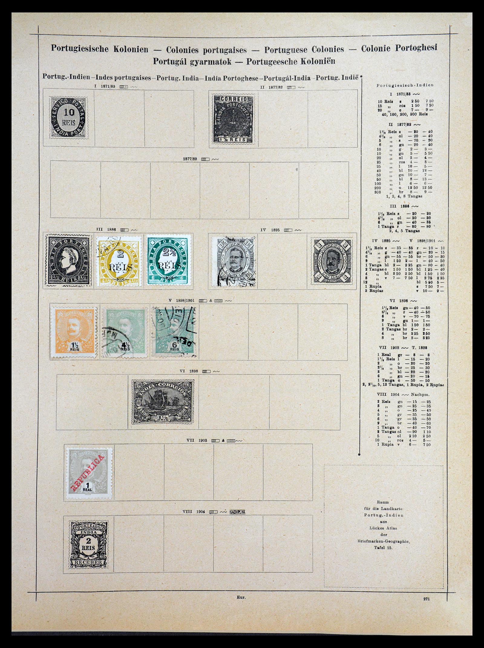 36559 074 - Postzegelverzameling 36559 Wereld 1840-1920.