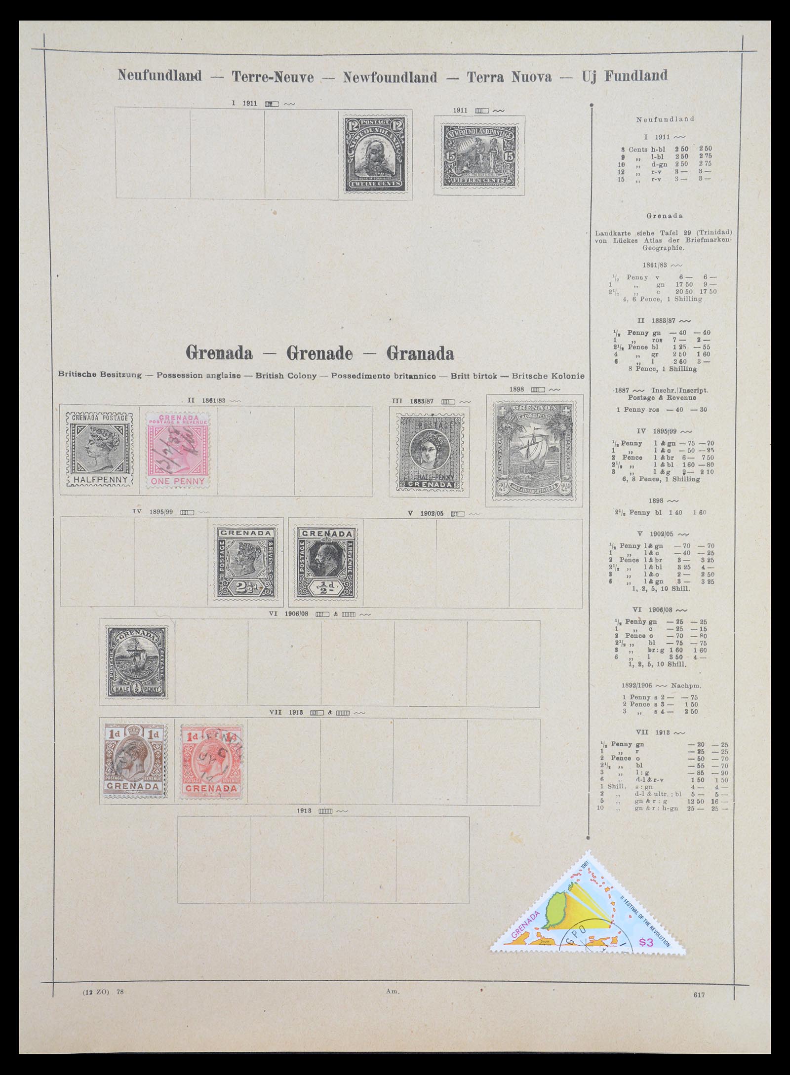 36559 206 - Postzegelverzameling 36559 Wereld 1840-1920.
