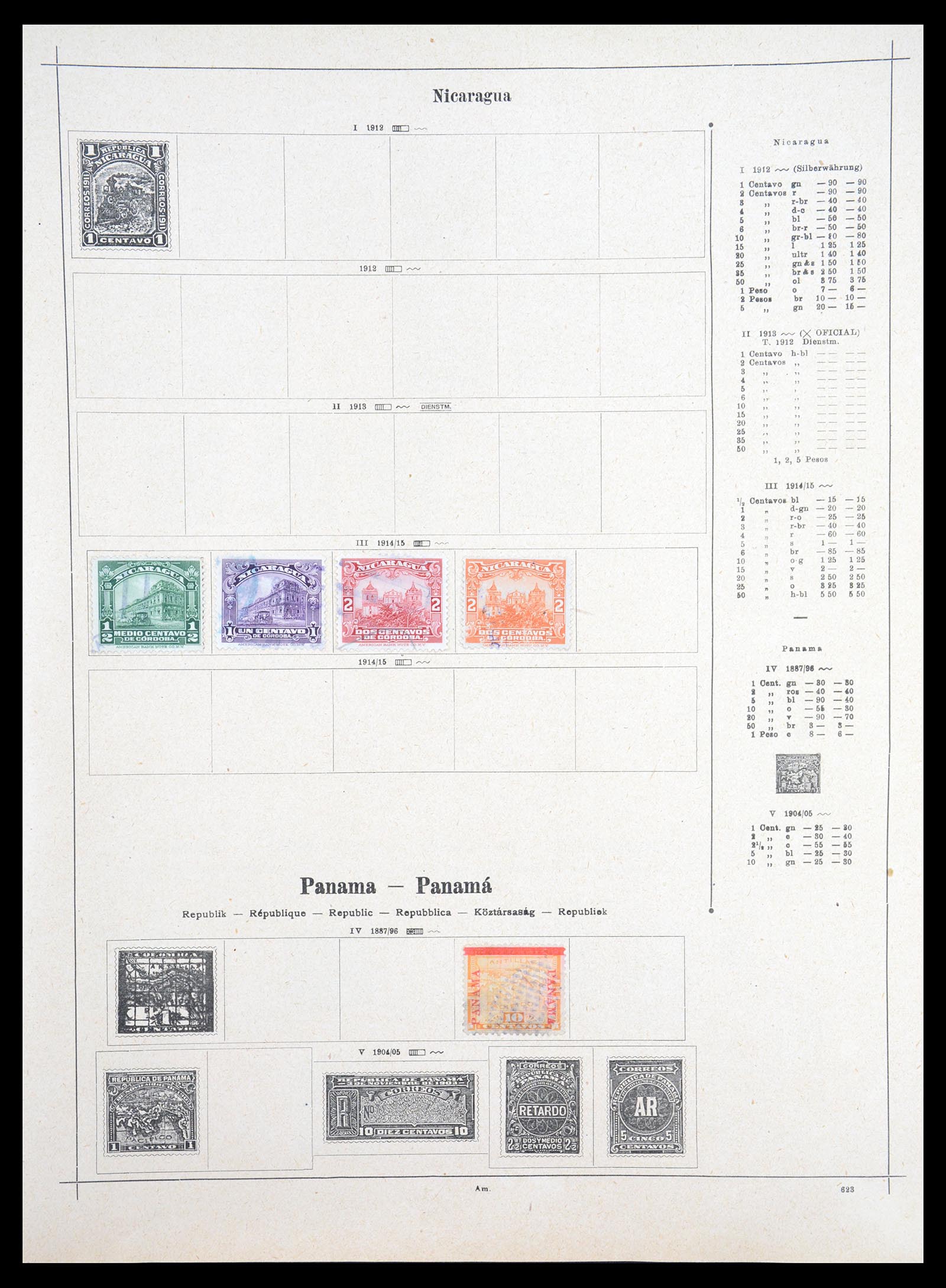 36559 208 - Postzegelverzameling 36559 Wereld 1840-1920.
