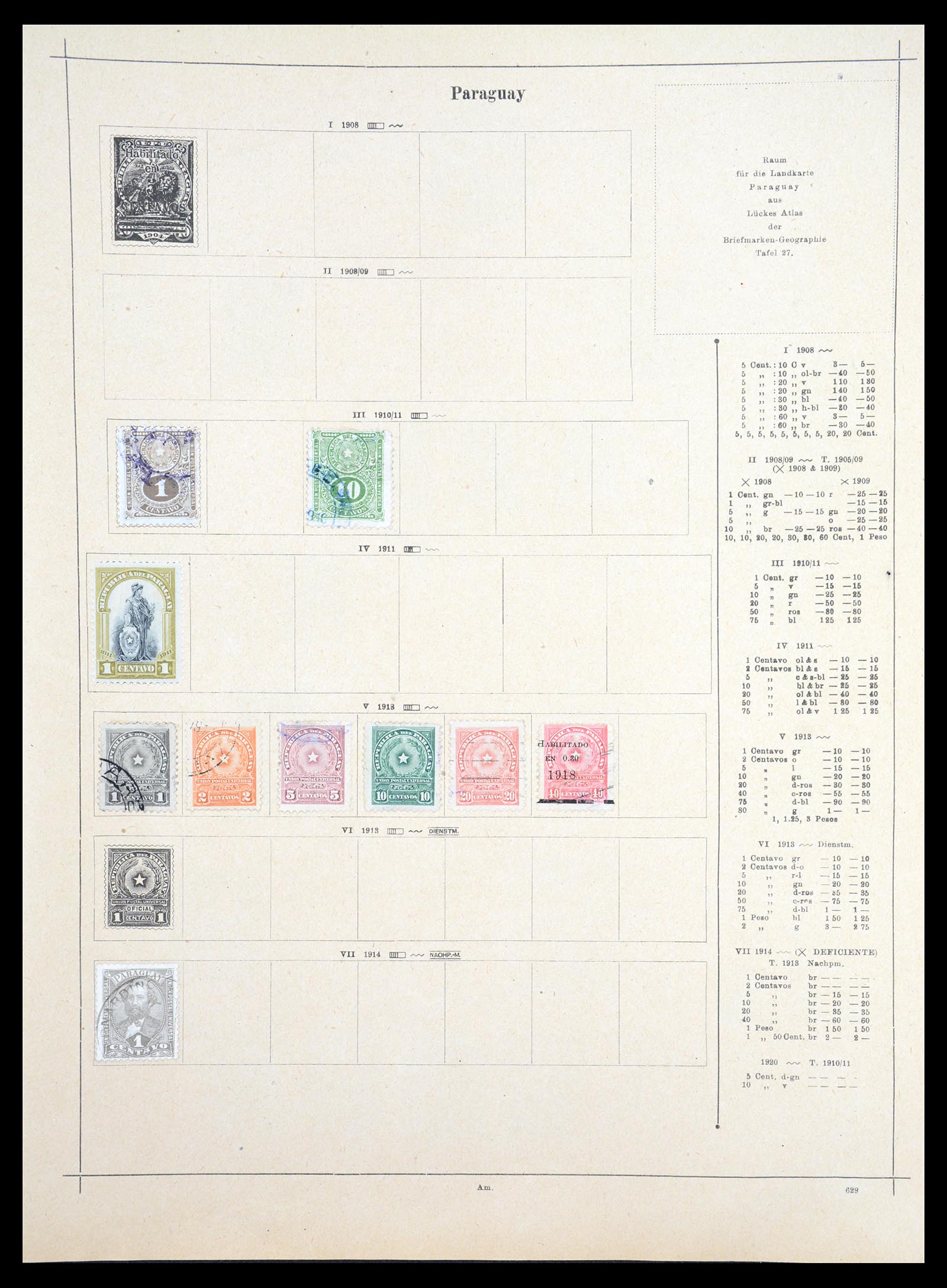 36559 211 - Postzegelverzameling 36559 Wereld 1840-1920.