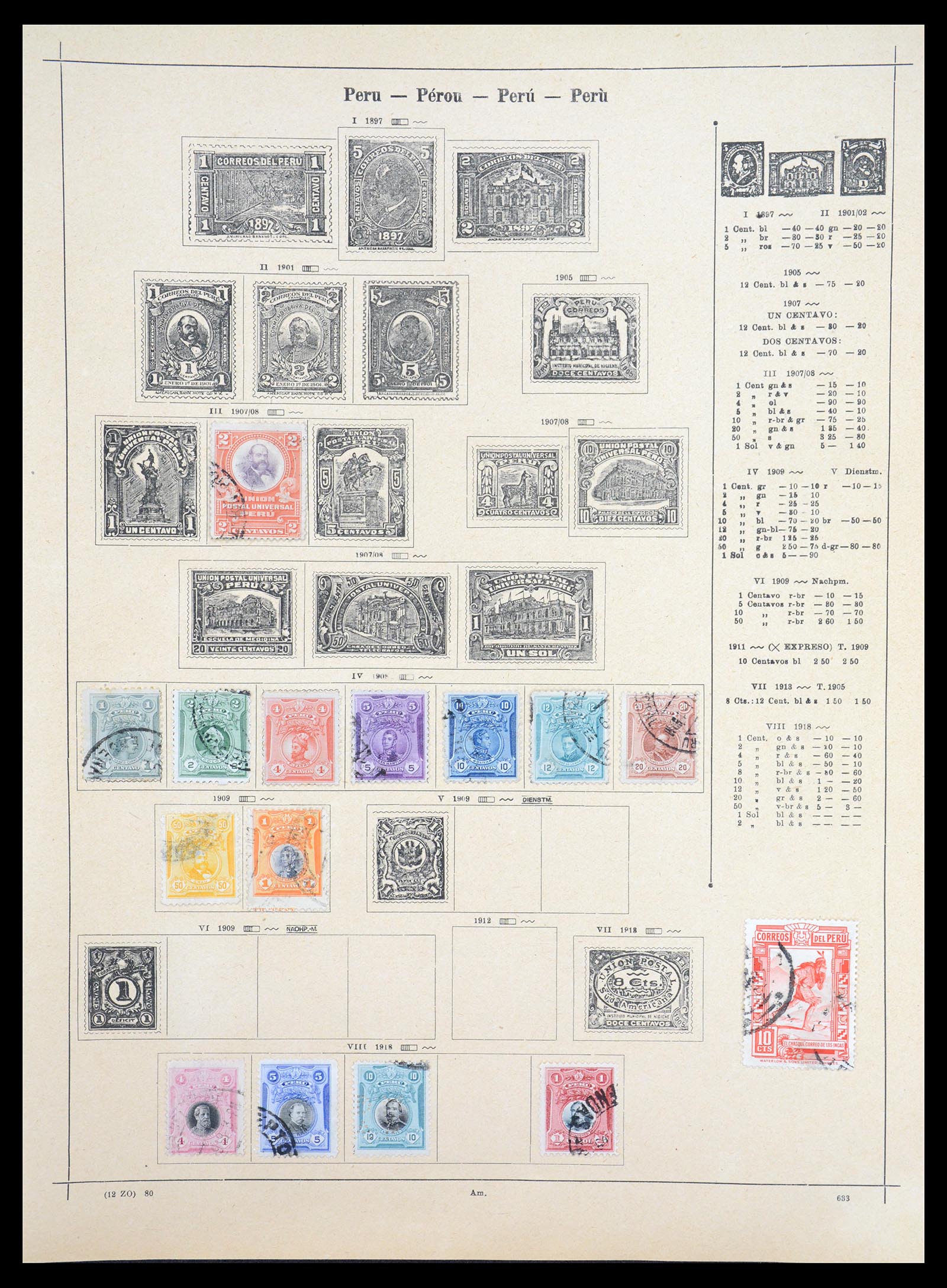 36559 213 - Postzegelverzameling 36559 Wereld 1840-1920.