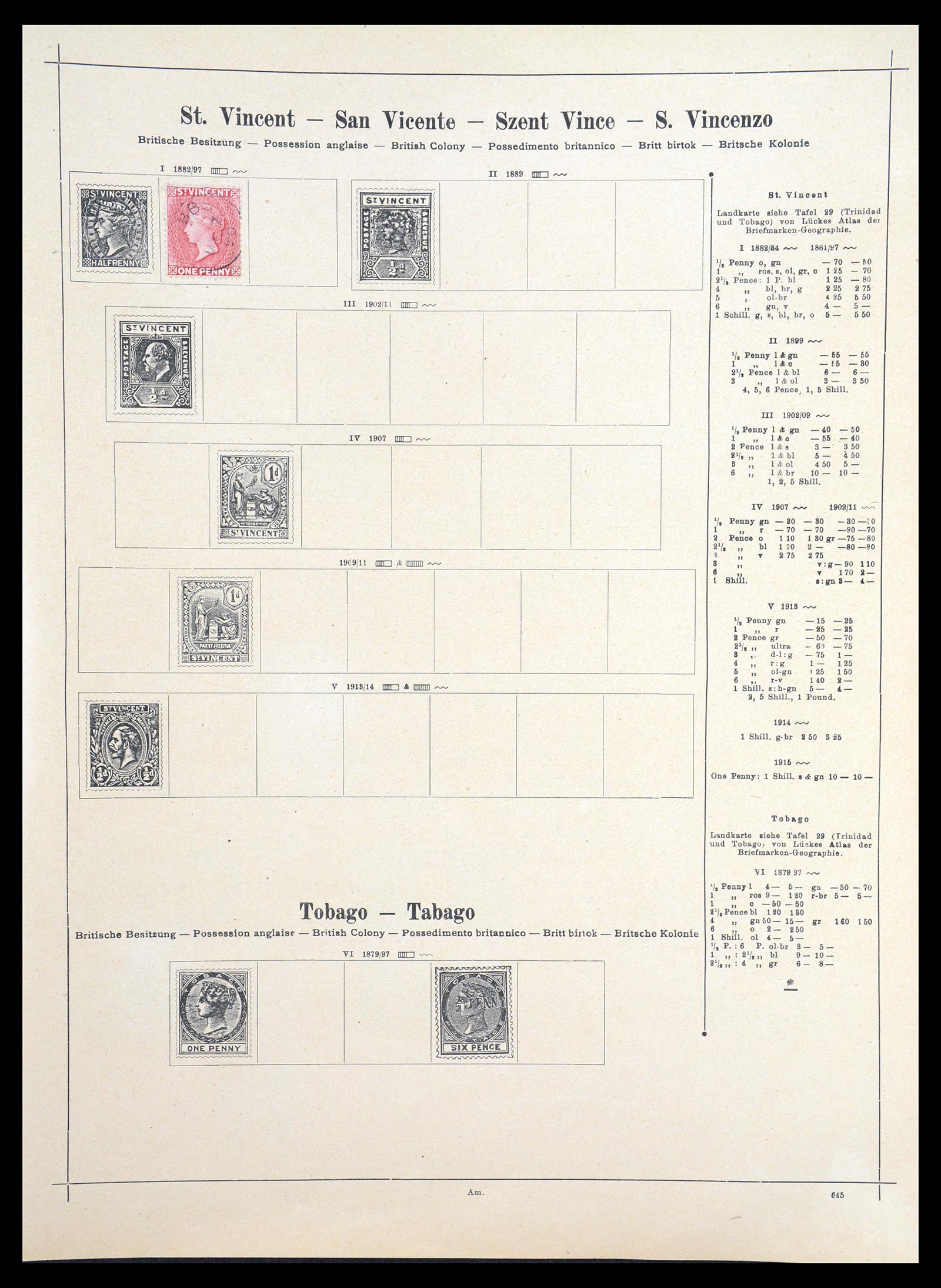 36559 219 - Postzegelverzameling 36559 Wereld 1840-1920.