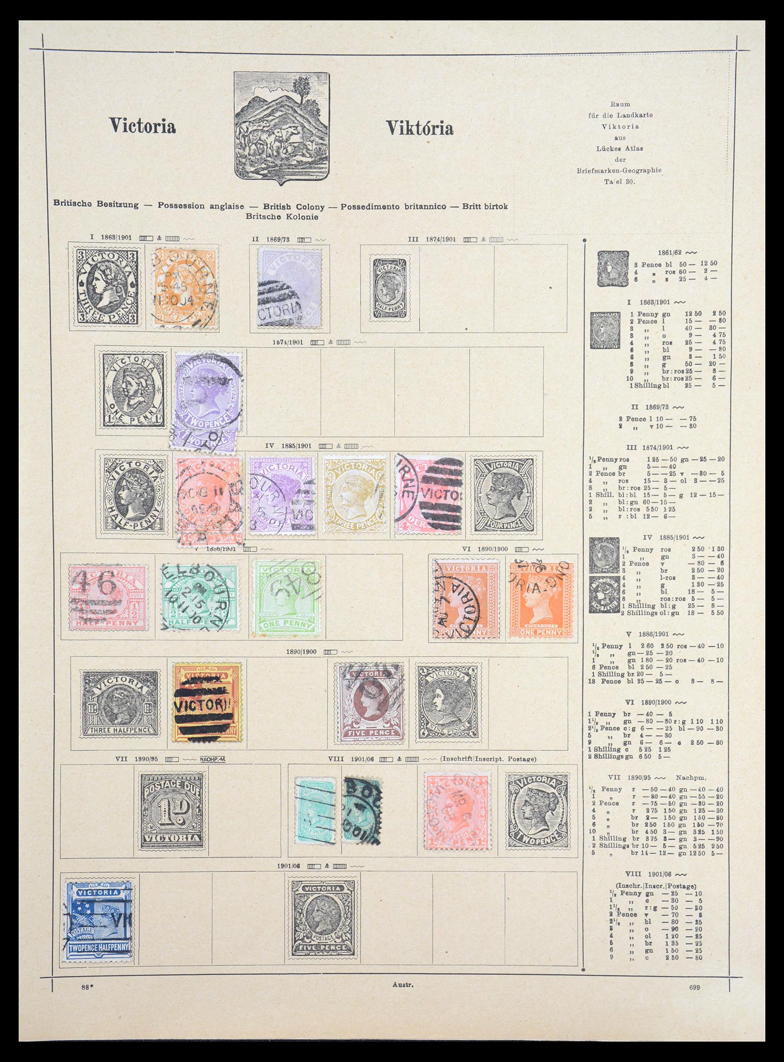 36559 241 - Postzegelverzameling 36559 Wereld 1840-1920.