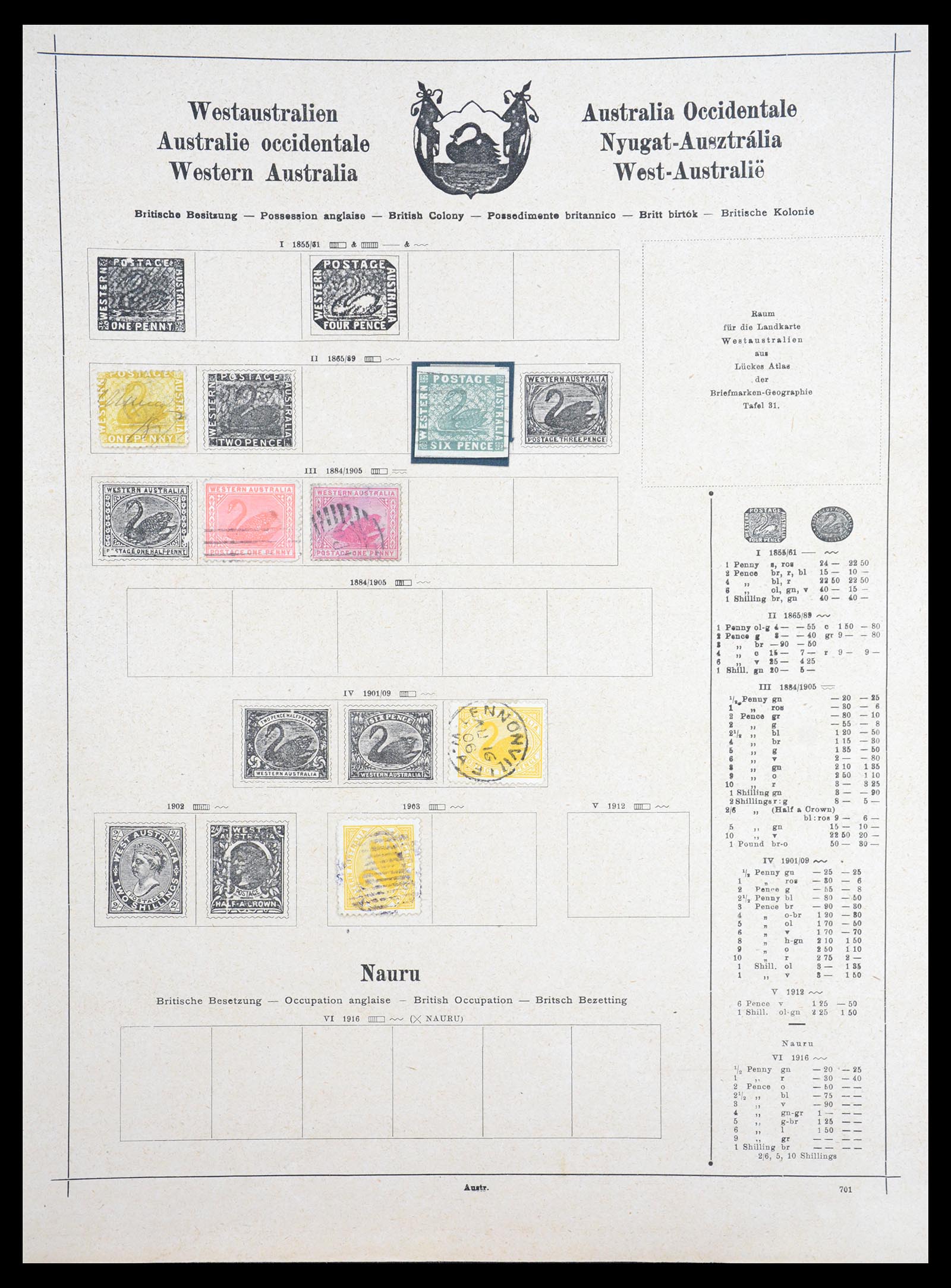 36559 242 - Postzegelverzameling 36559 Wereld 1840-1920.