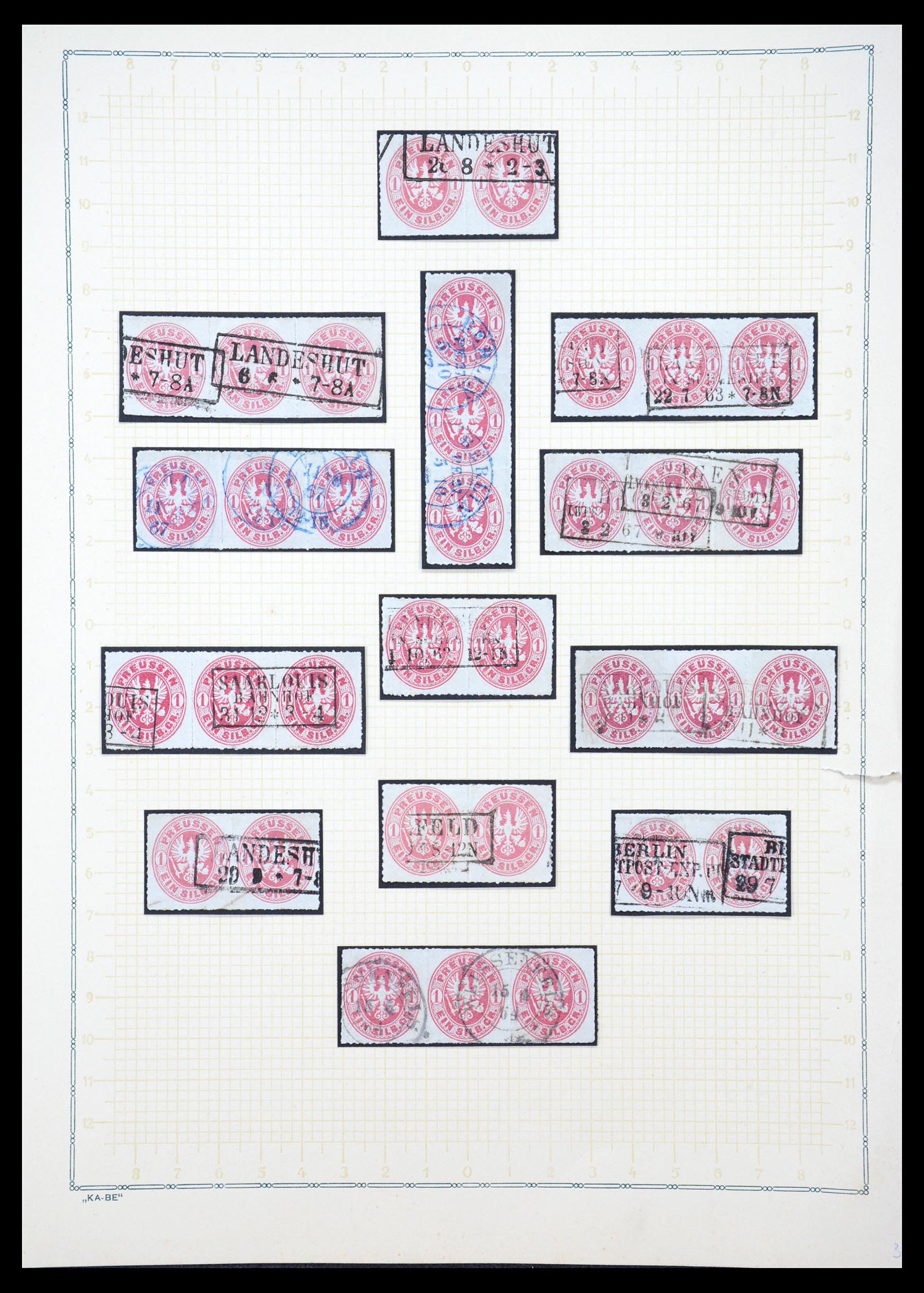 36559 243 - Postzegelverzameling 36559 Wereld 1840-1920.