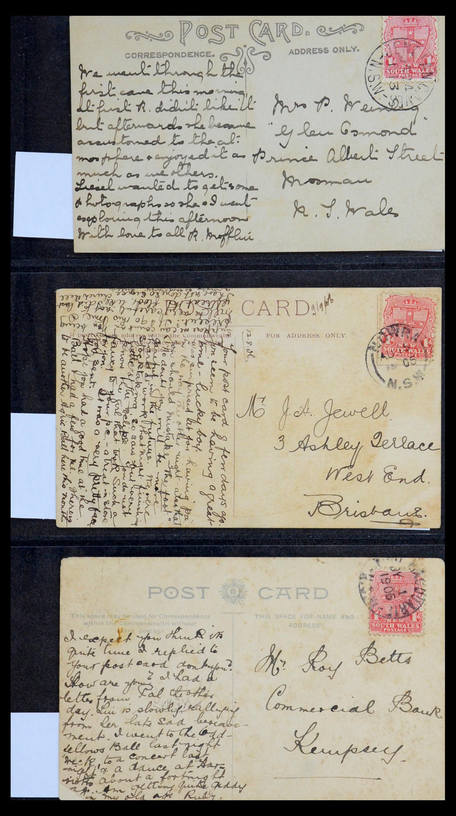36569 009 - Postzegelverzameling 36569 Australische Staten brieven en kaarten 186