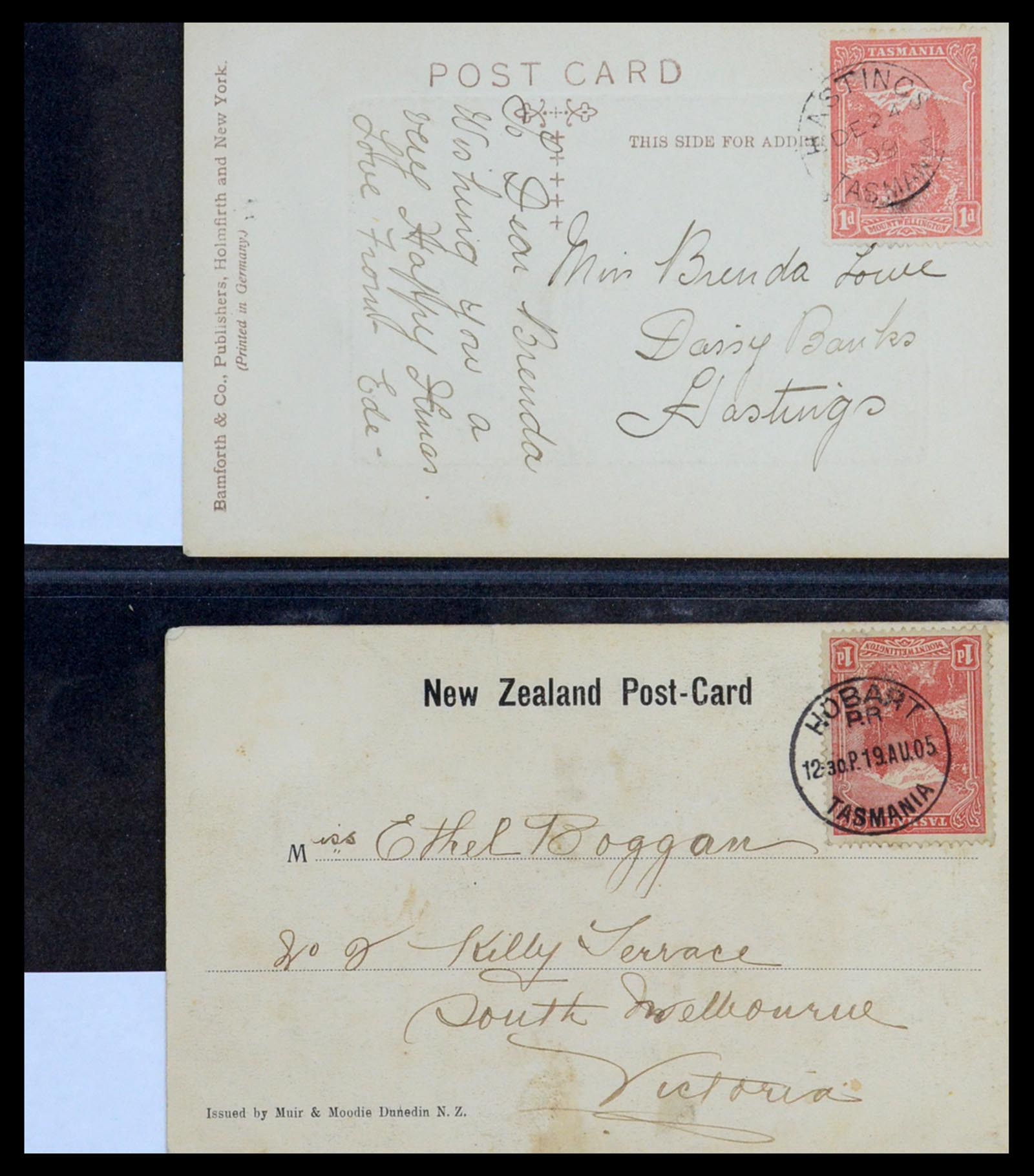 36569 027 - Postzegelverzameling 36569 Australische Staten brieven en kaarten 186