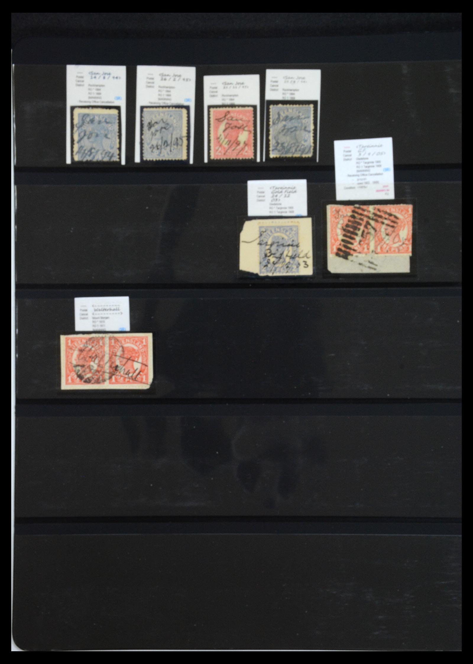 36570 005 - Postzegelverzameling 36570 Queensland stempel verzameling 1850-1911.