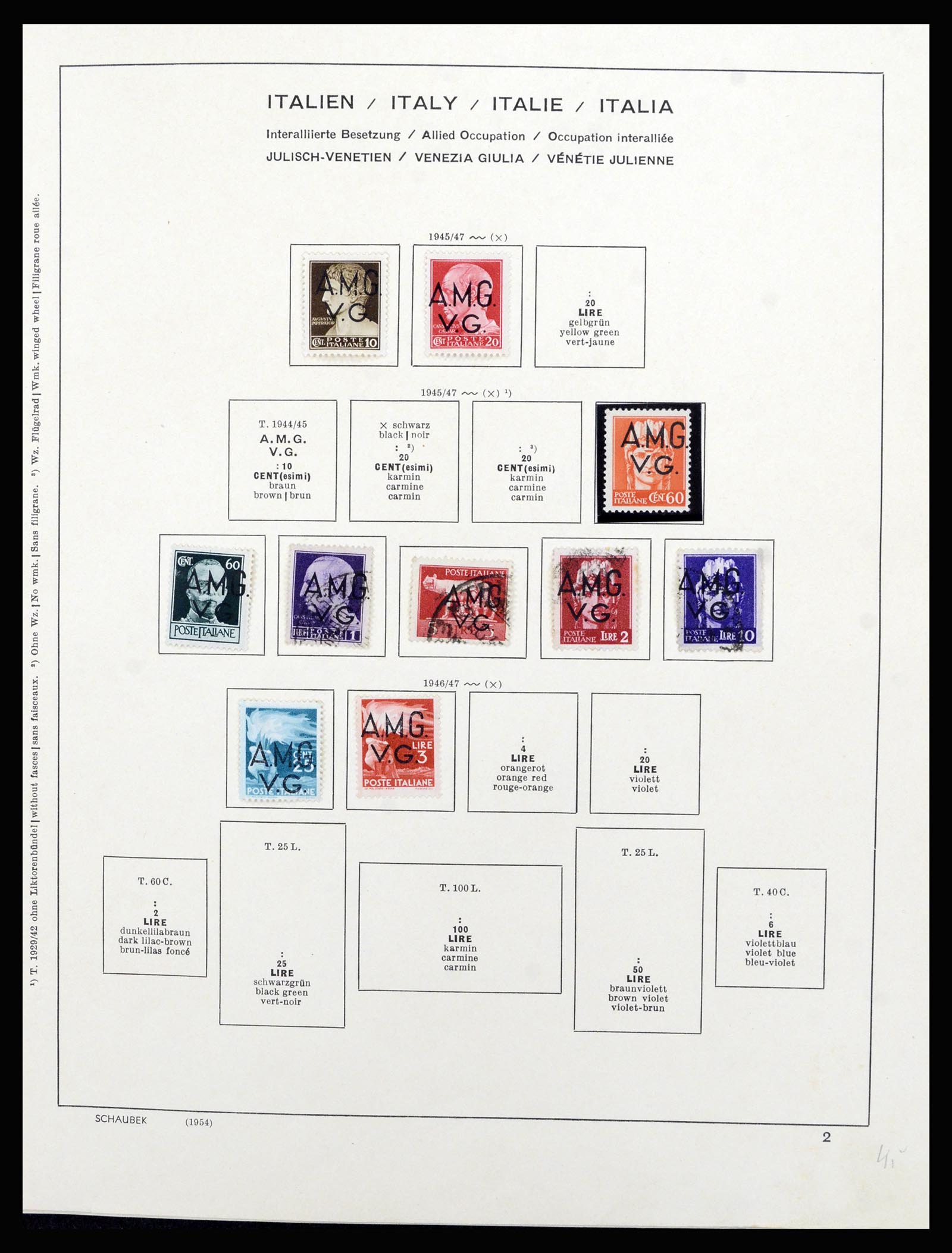 36576 002 - Postzegelverzameling 36576 Italian territories and colonies 1874-1954