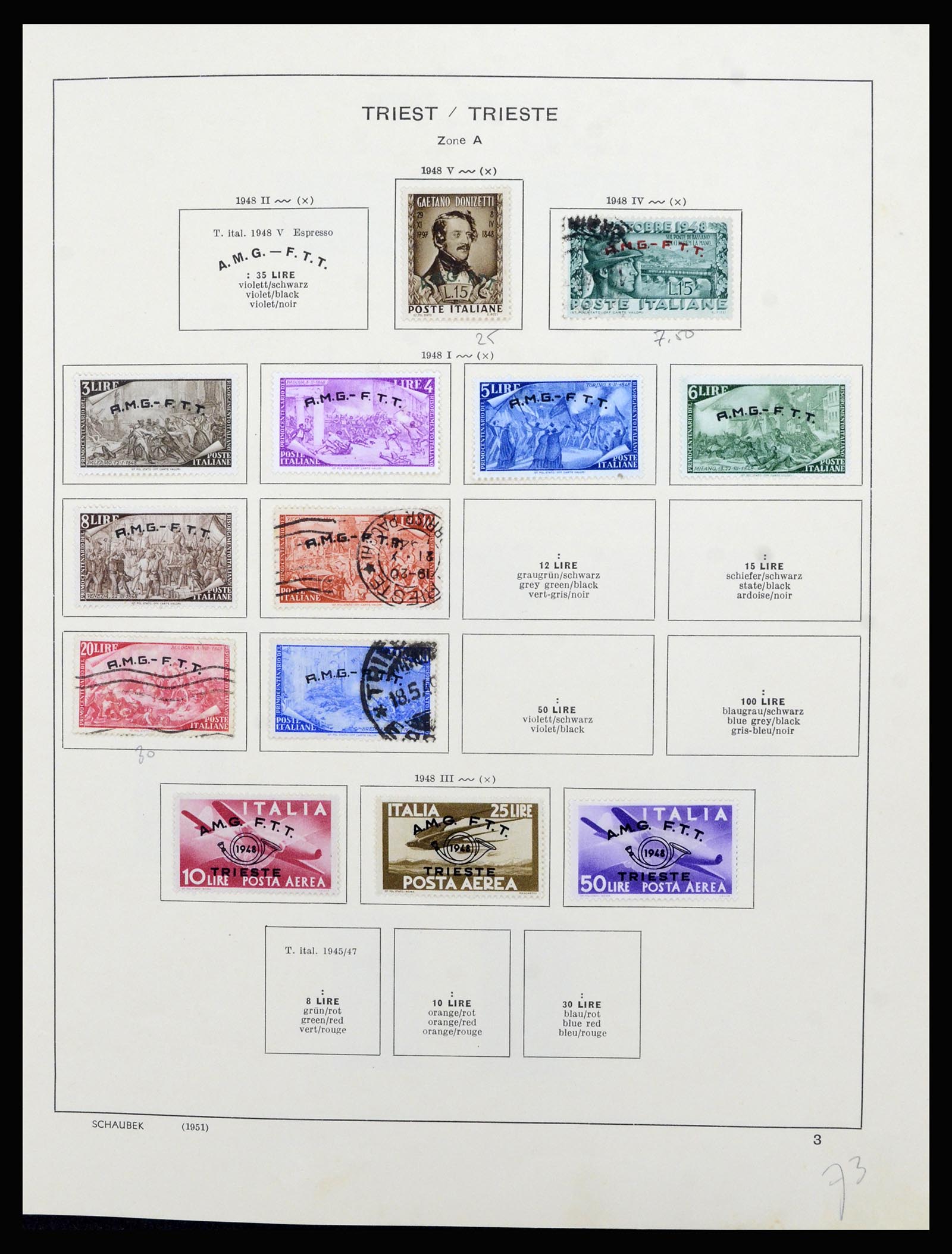 36576 006 - Postzegelverzameling 36576 Italian territories and colonies 1874-1954