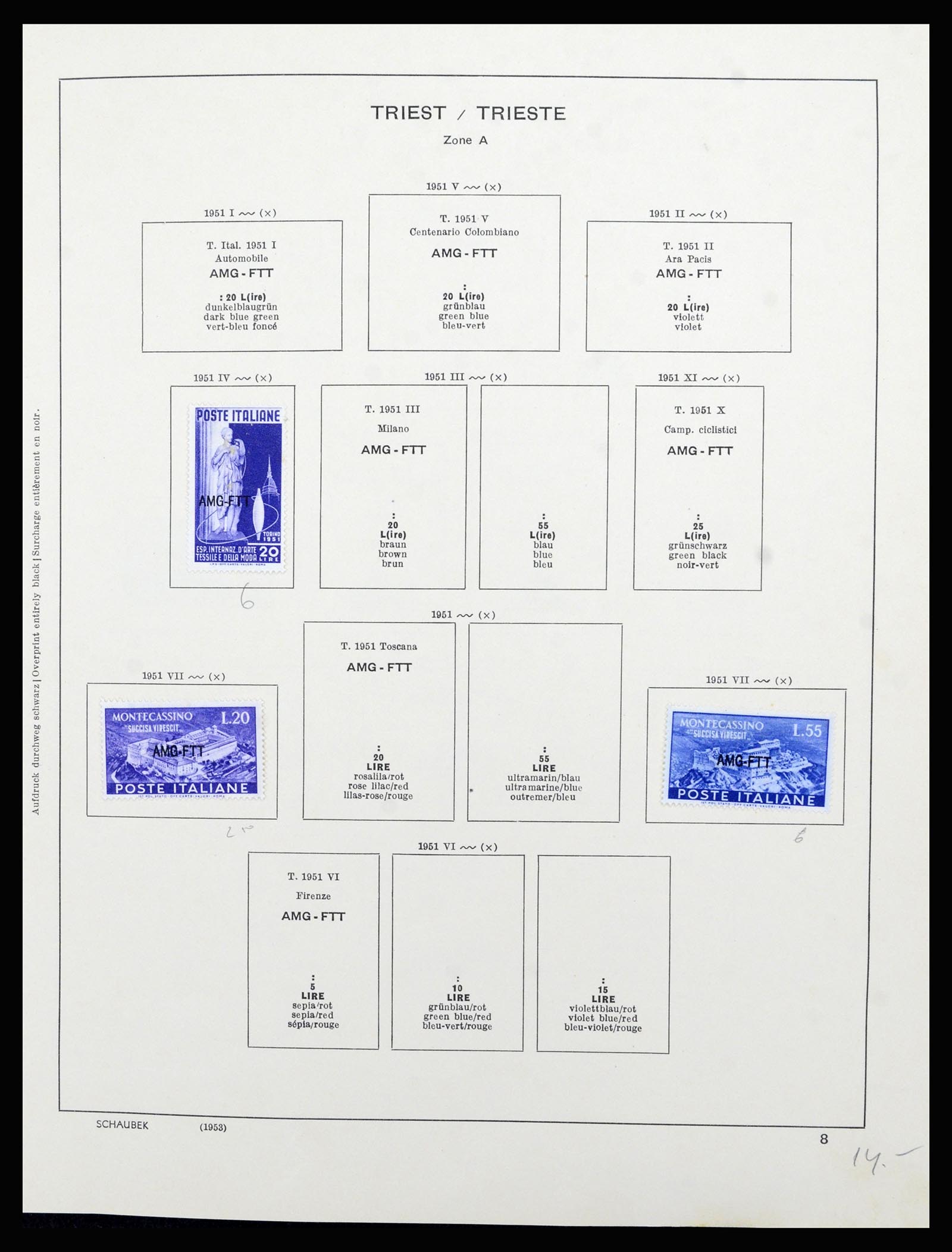 36576 012 - Postzegelverzameling 36576 Italian territories and colonies 1874-1954