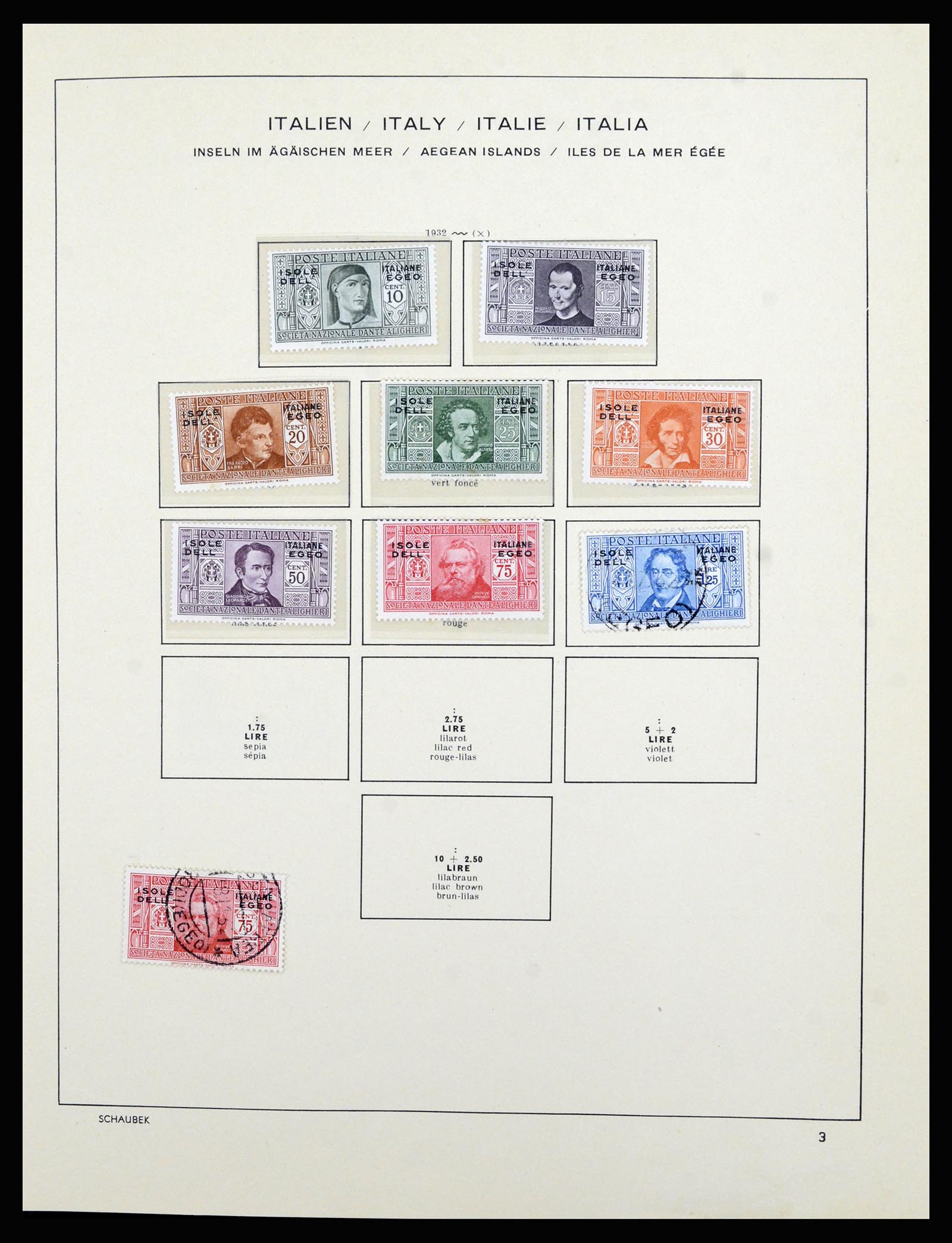 36576 022 - Postzegelverzameling 36576 Italian territories and colonies 1874-1954