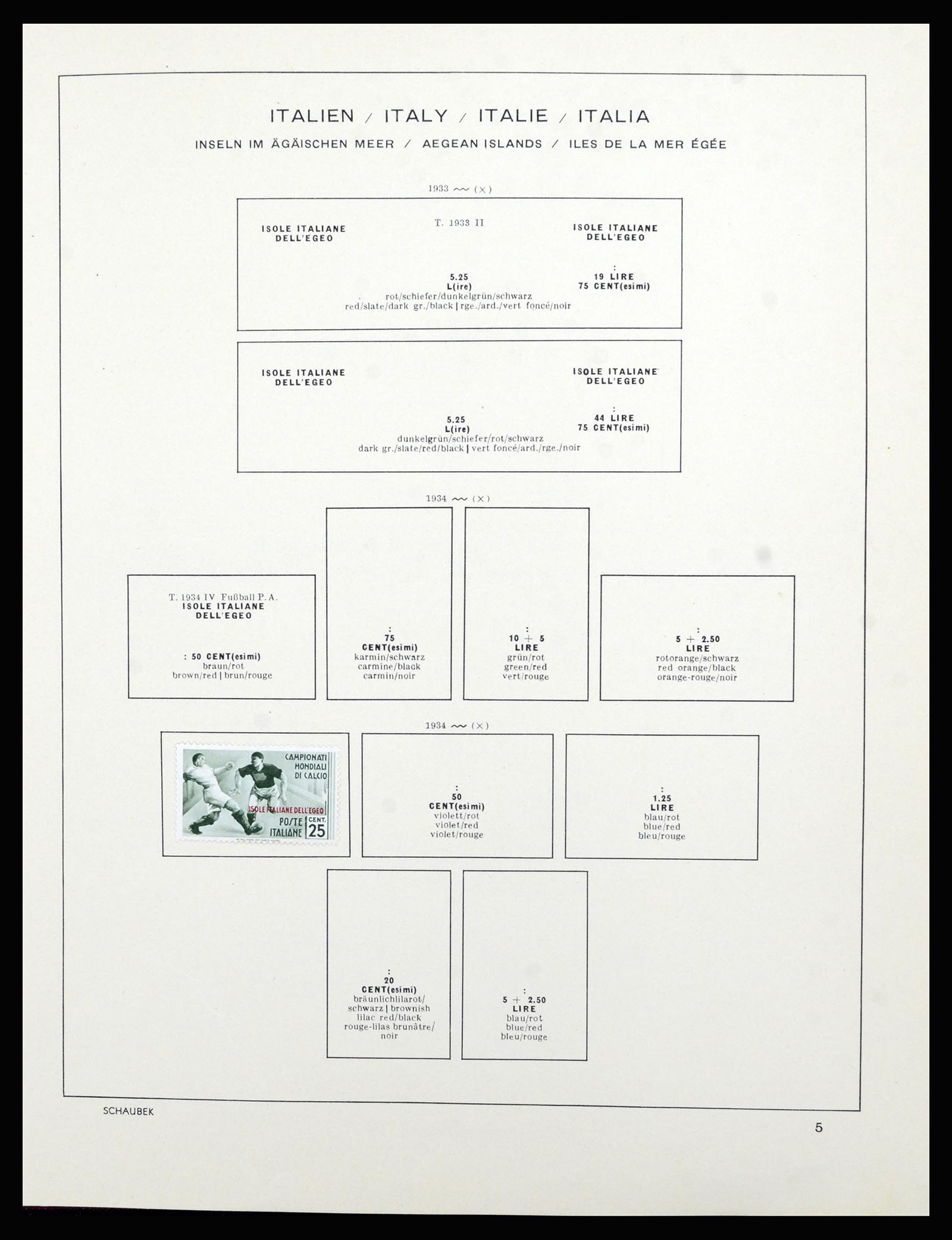 36576 023 - Postzegelverzameling 36576 Italian territories and colonies 1874-1954