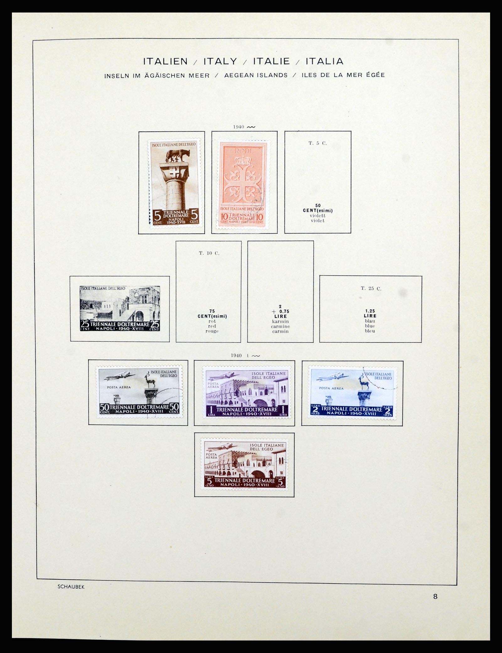 36576 024 - Postzegelverzameling 36576 Italian territories and colonies 1874-1954