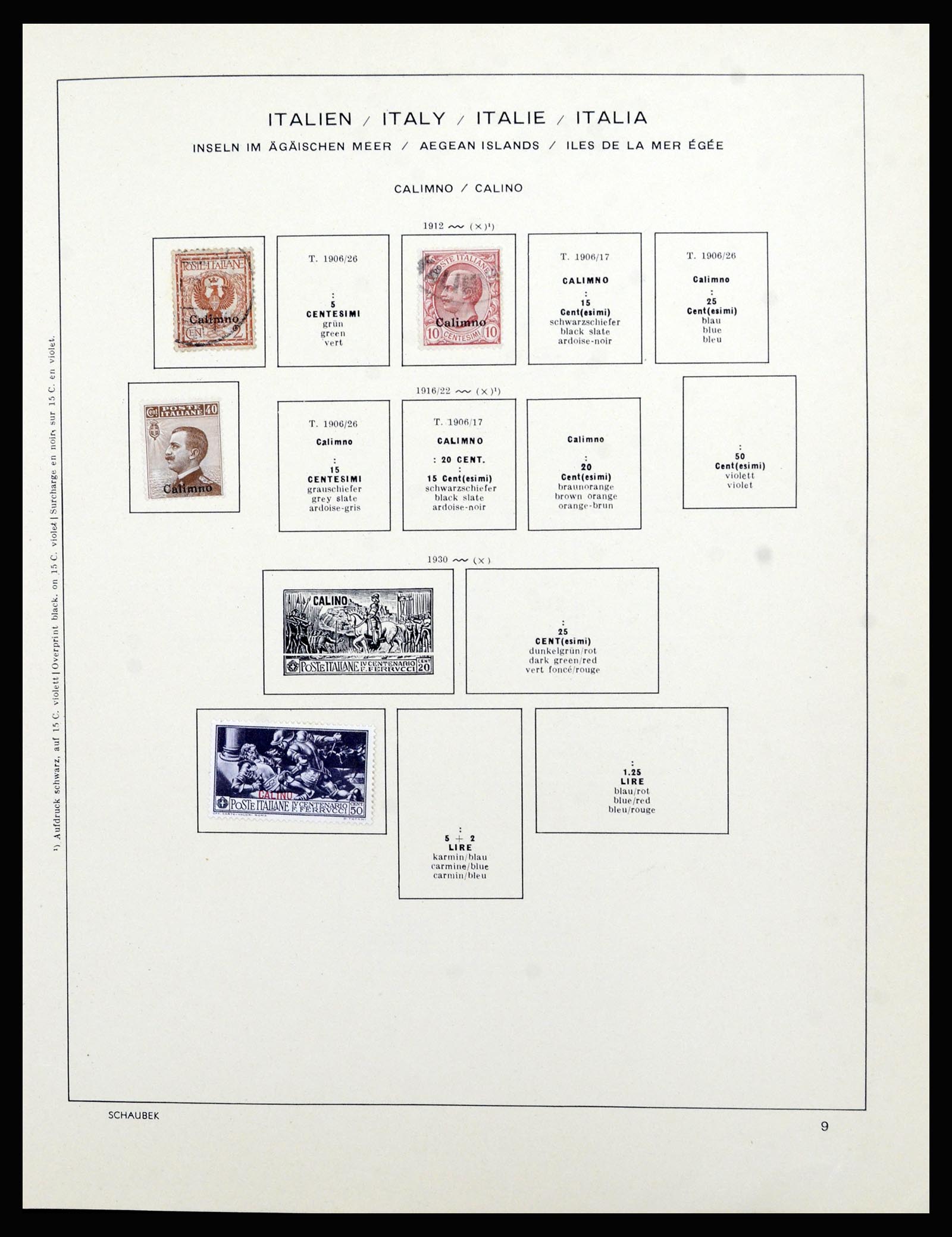 36576 025 - Postzegelverzameling 36576 Italian territories and colonies 1874-1954