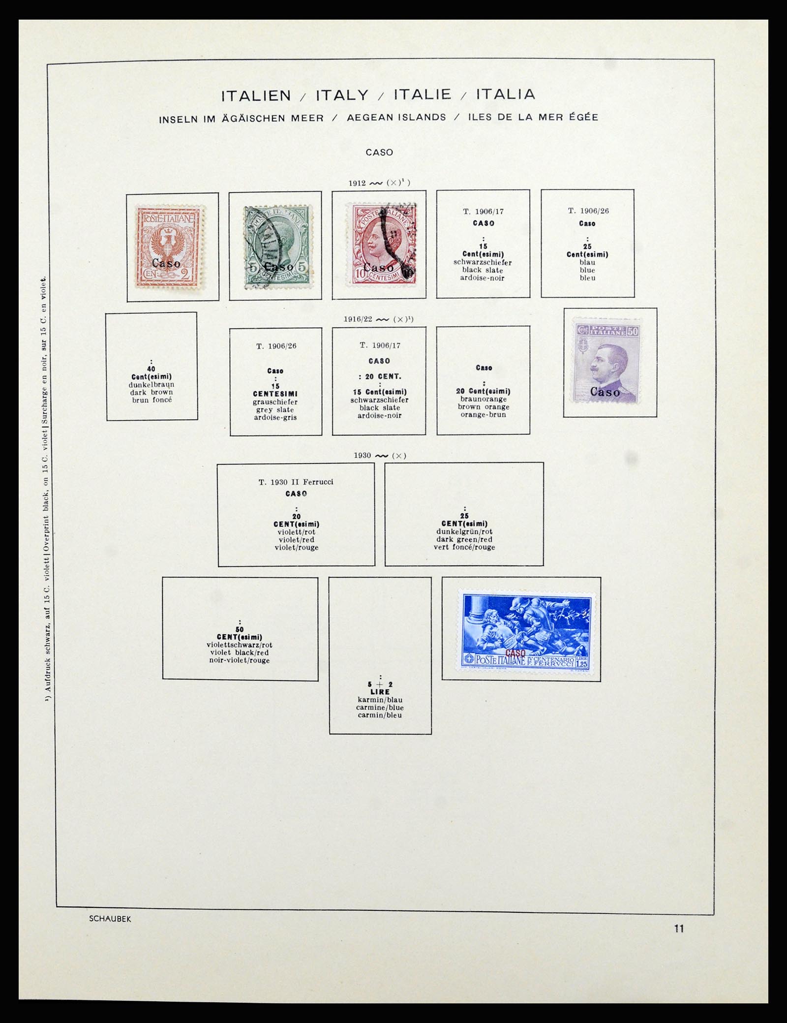 36576 026 - Postzegelverzameling 36576 Italian territories and colonies 1874-1954