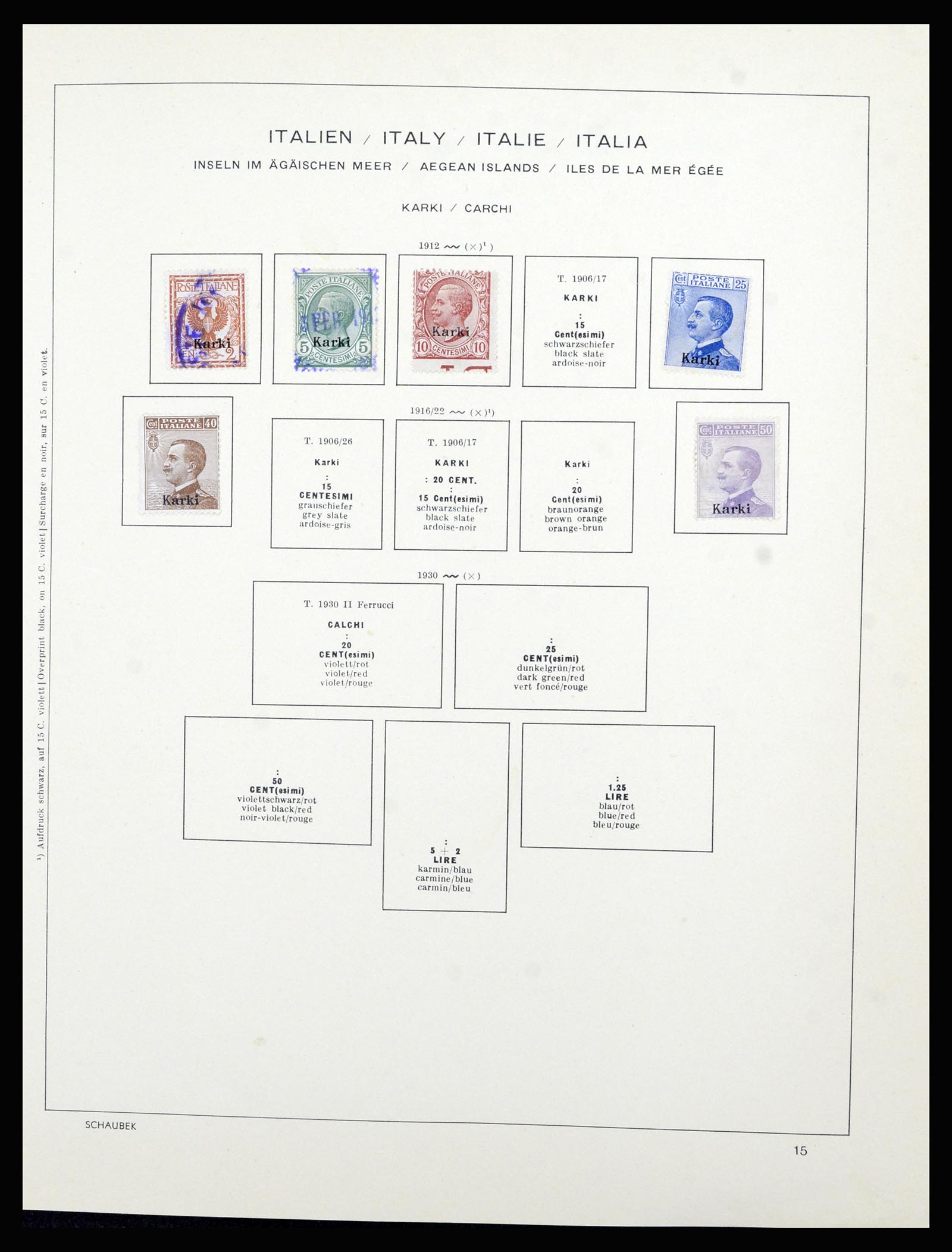 36576 028 - Postzegelverzameling 36576 Italian territories and colonies 1874-1954