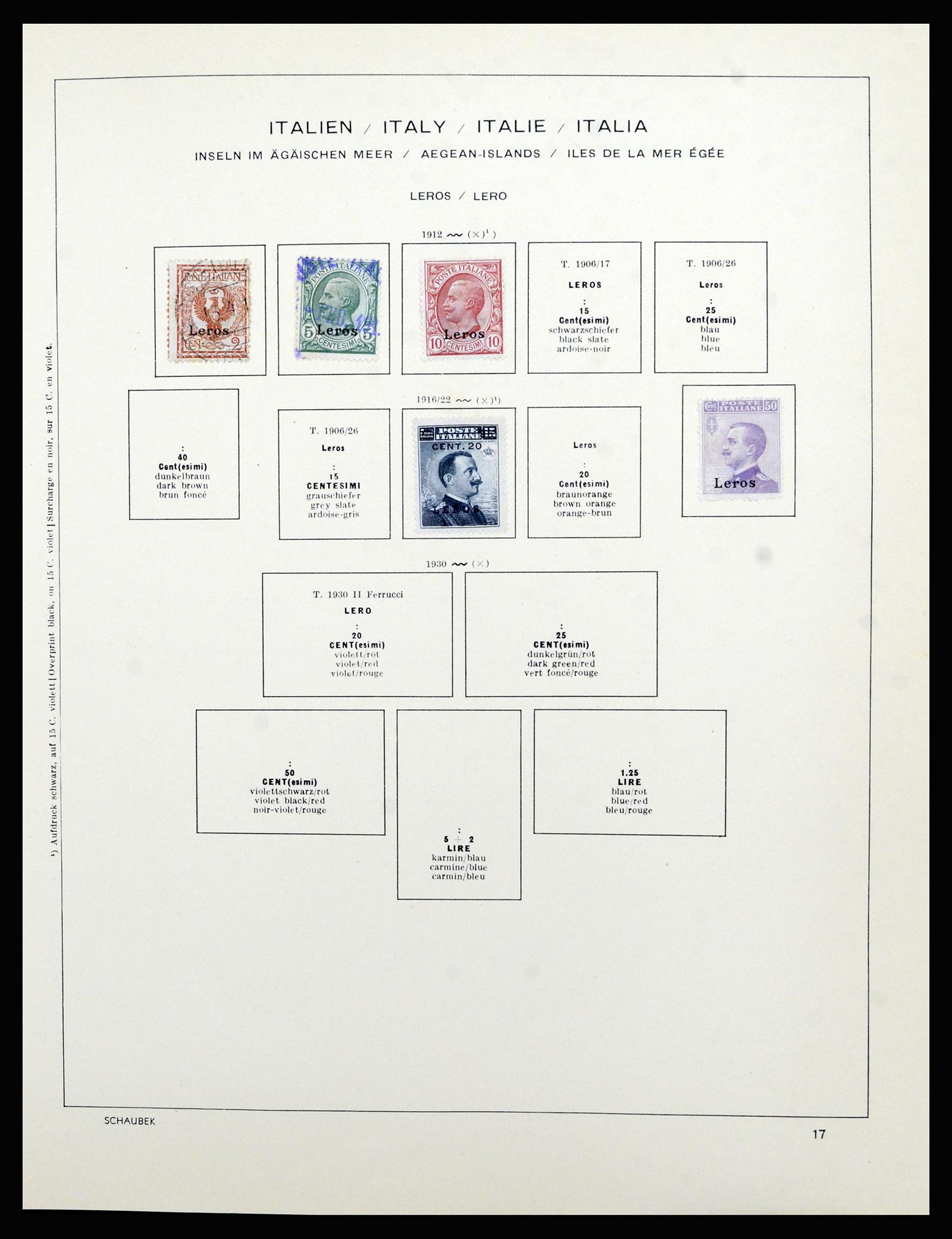 36576 029 - Postzegelverzameling 36576 Italian territories and colonies 1874-1954