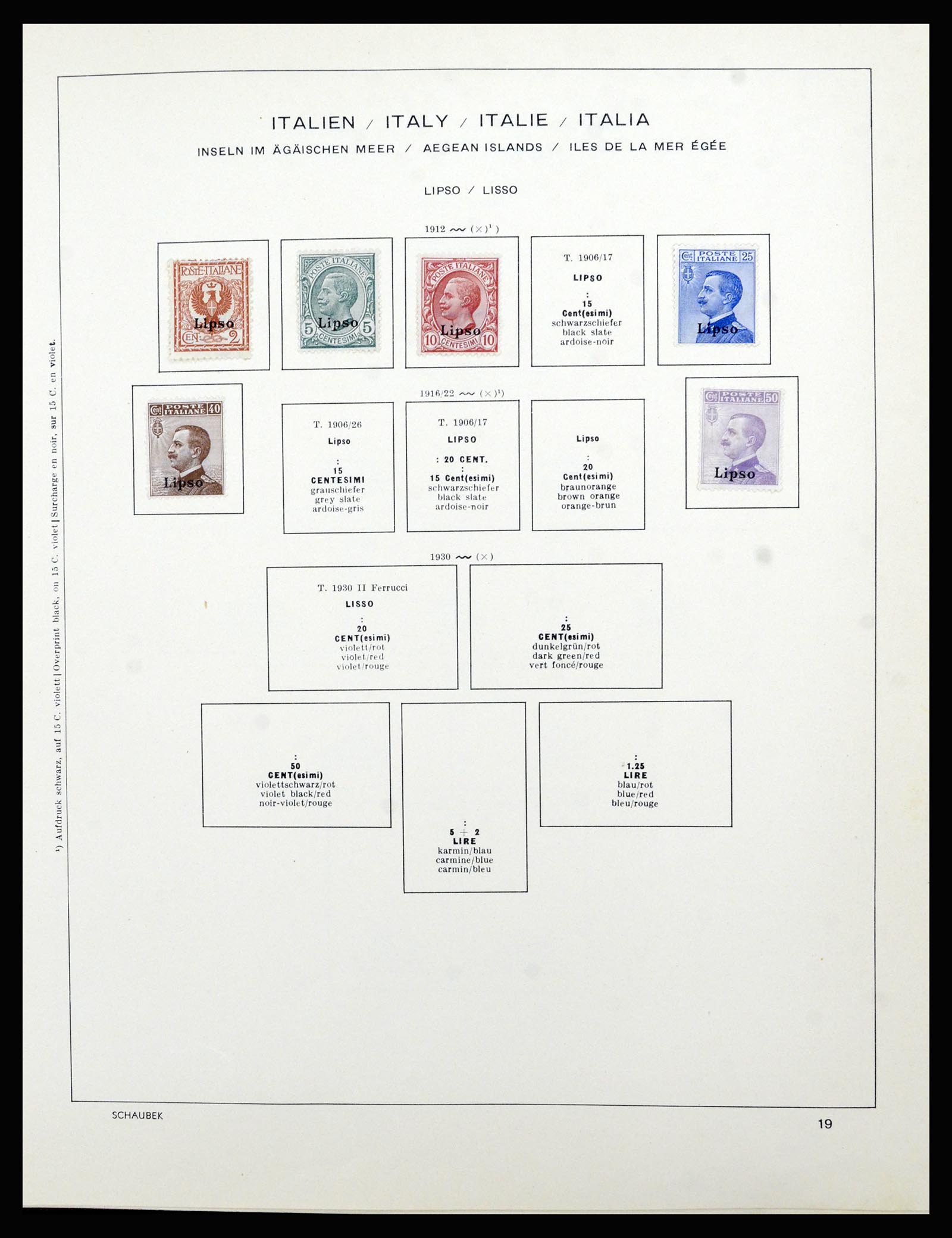 36576 030 - Postzegelverzameling 36576 Italian territories and colonies 1874-1954