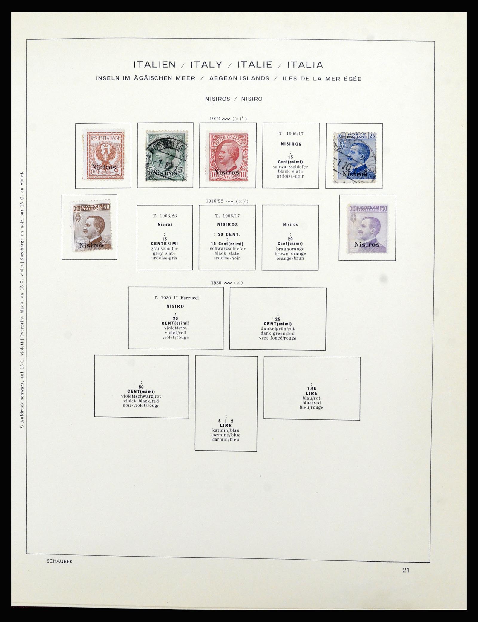 36576 031 - Postzegelverzameling 36576 Italian territories and colonies 1874-1954