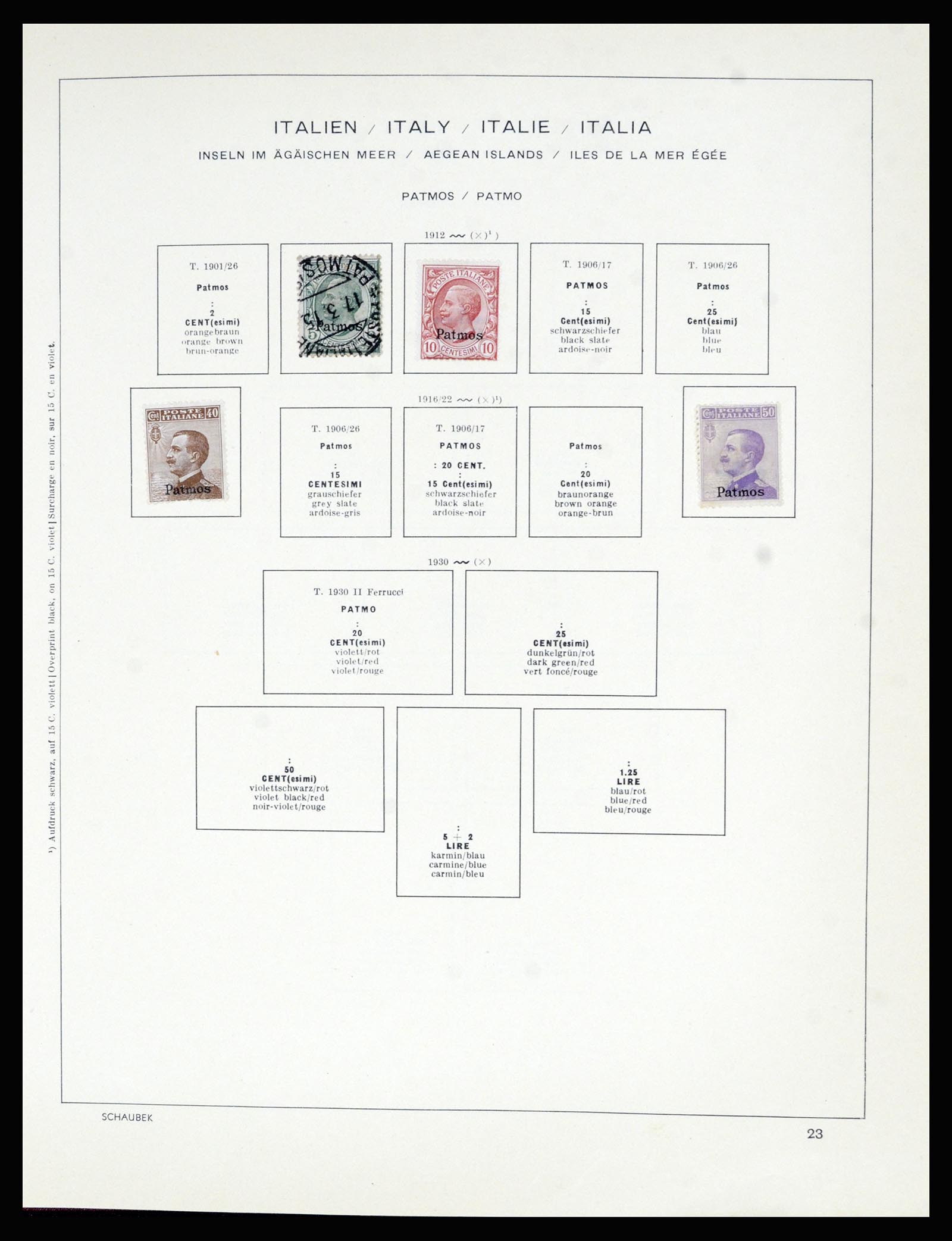 36576 032 - Postzegelverzameling 36576 Italian territories and colonies 1874-1954